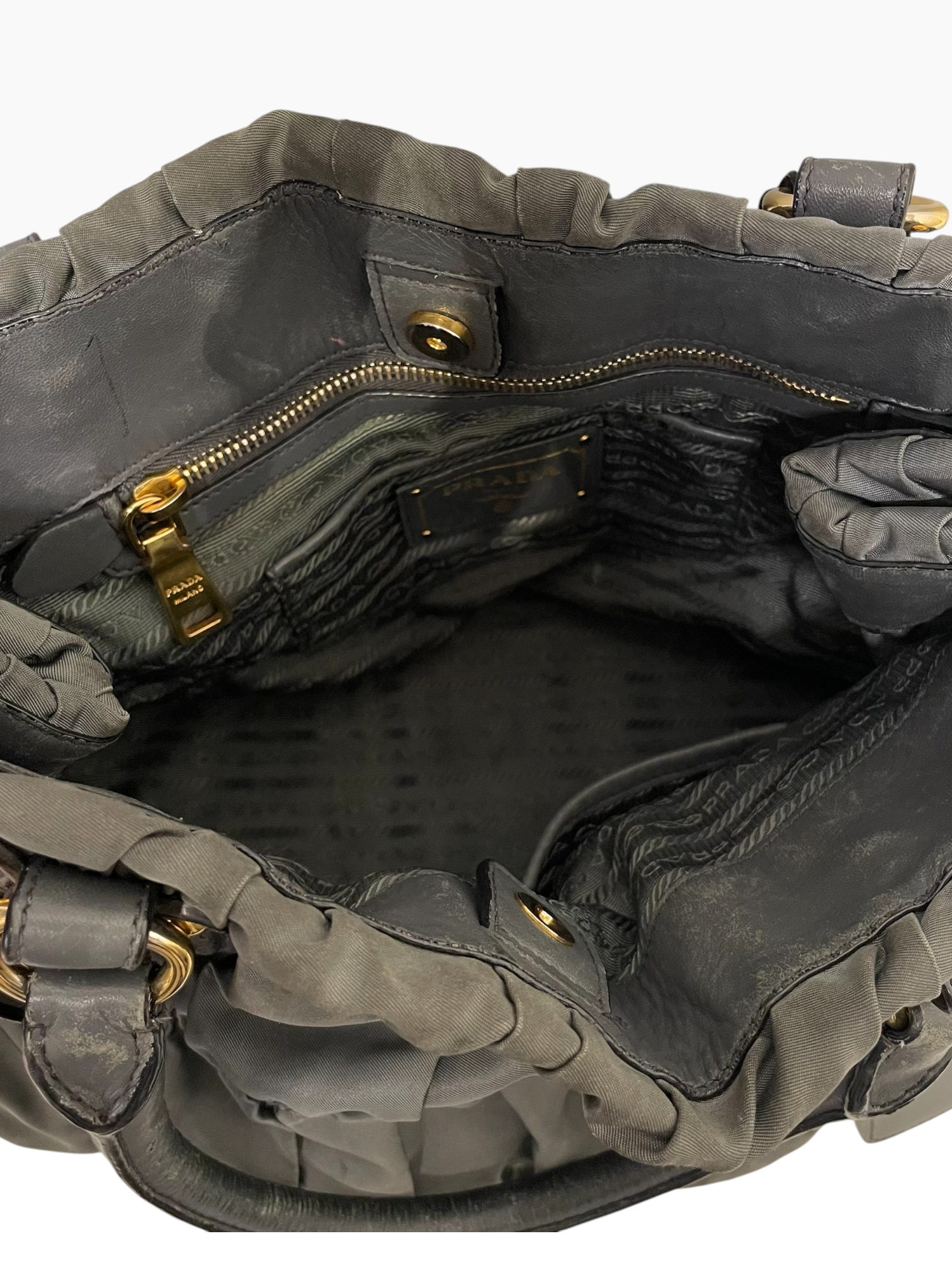 PRADA/Tote Bag/Nylon/GRY/TESSUTO TOTE view 7