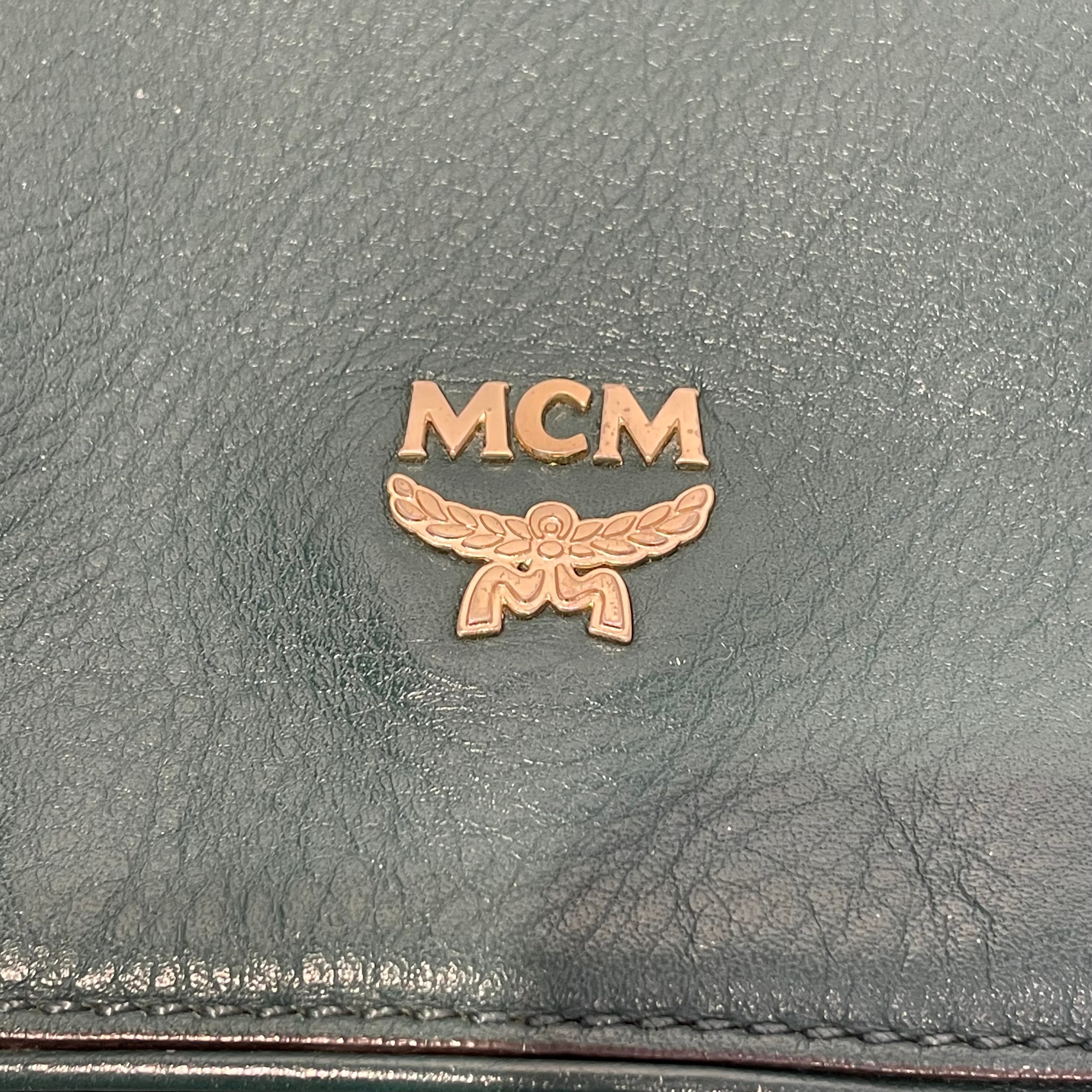 MCM/Cross Body Bag/Monogram/Leather/GRN/Q5953 view 5