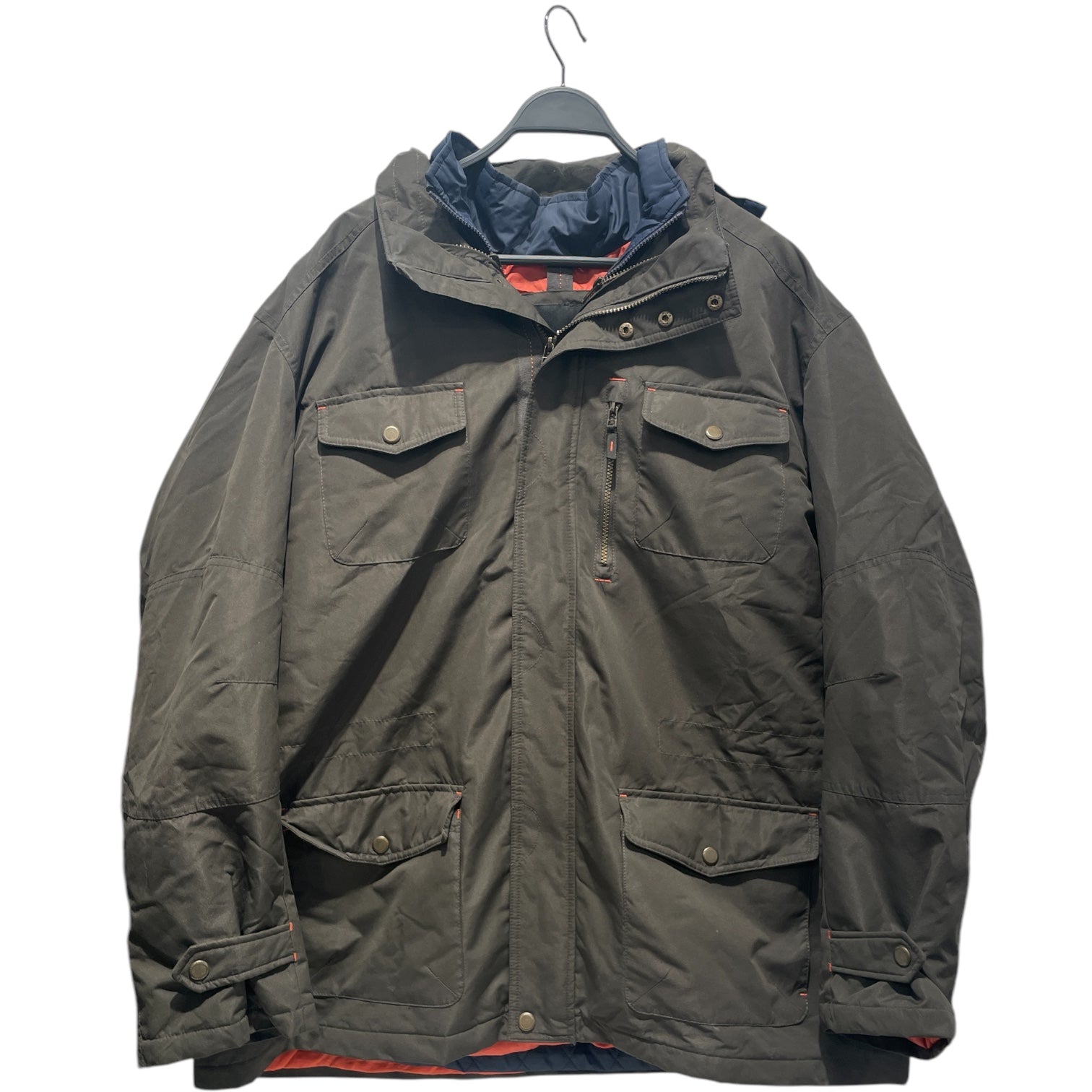 London Fog/Peacoat/LL/Cotton/GRY/ view 1