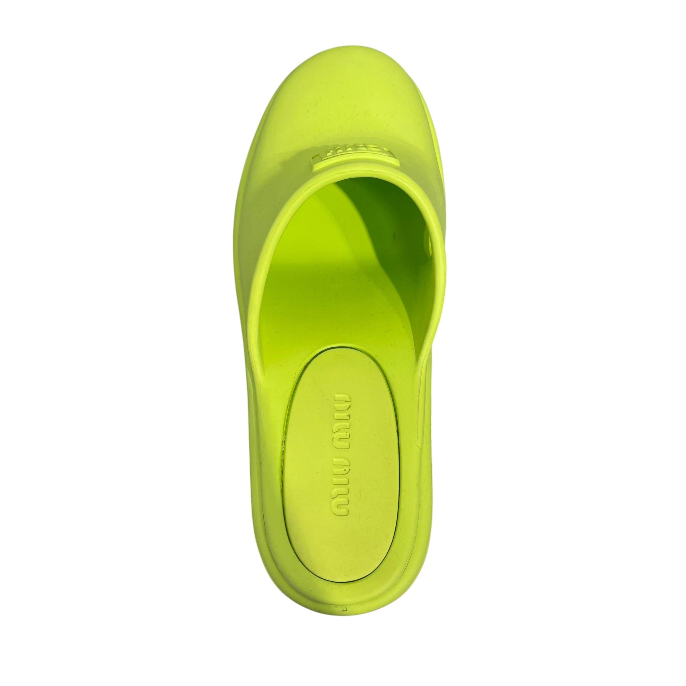 MIU MIU/Heels/EU 41/GRN/slide heel extralight view 3