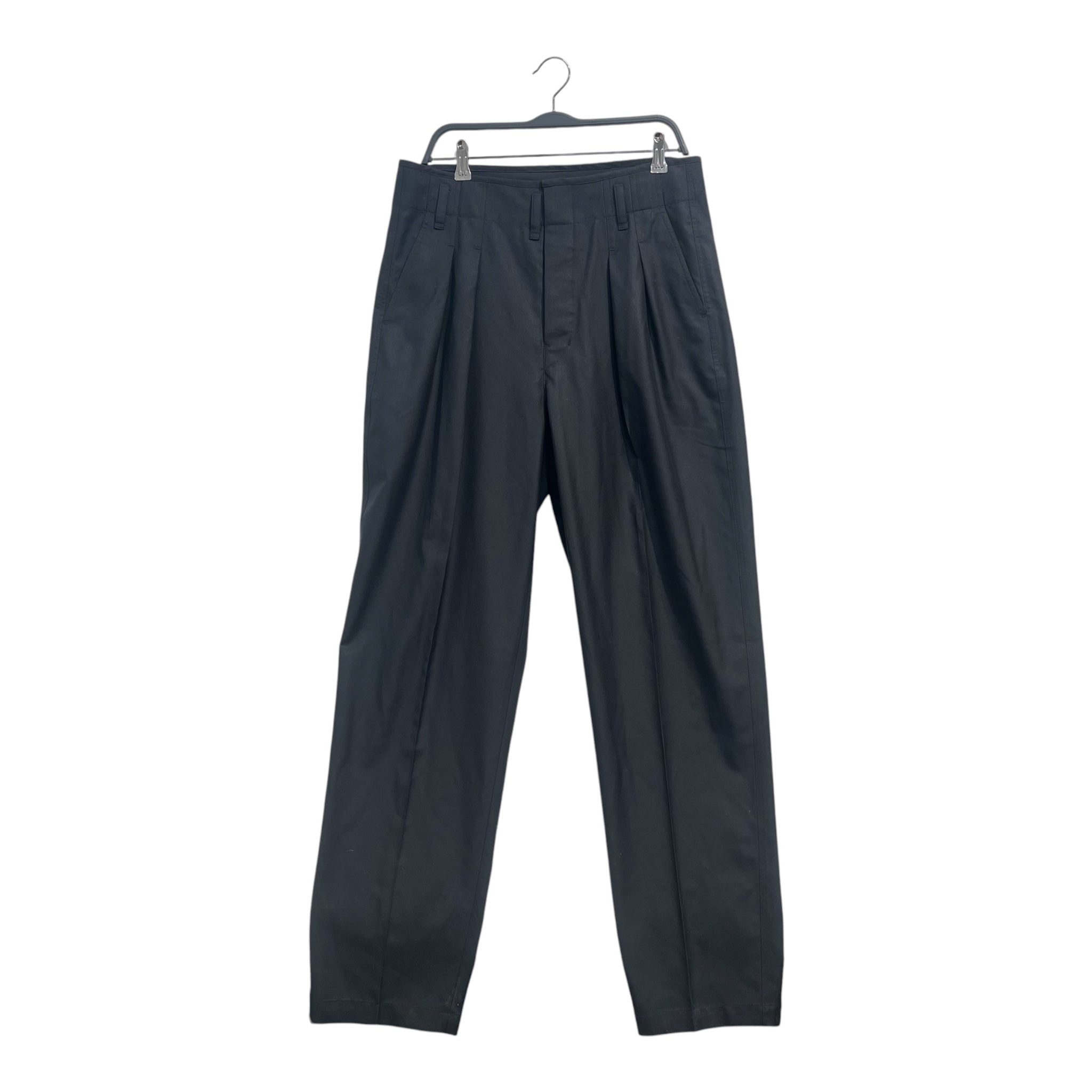 LEMAIRE/Slacks/L/Cotton/NVY/TAPERED/ THICK WAIST BAND view 1