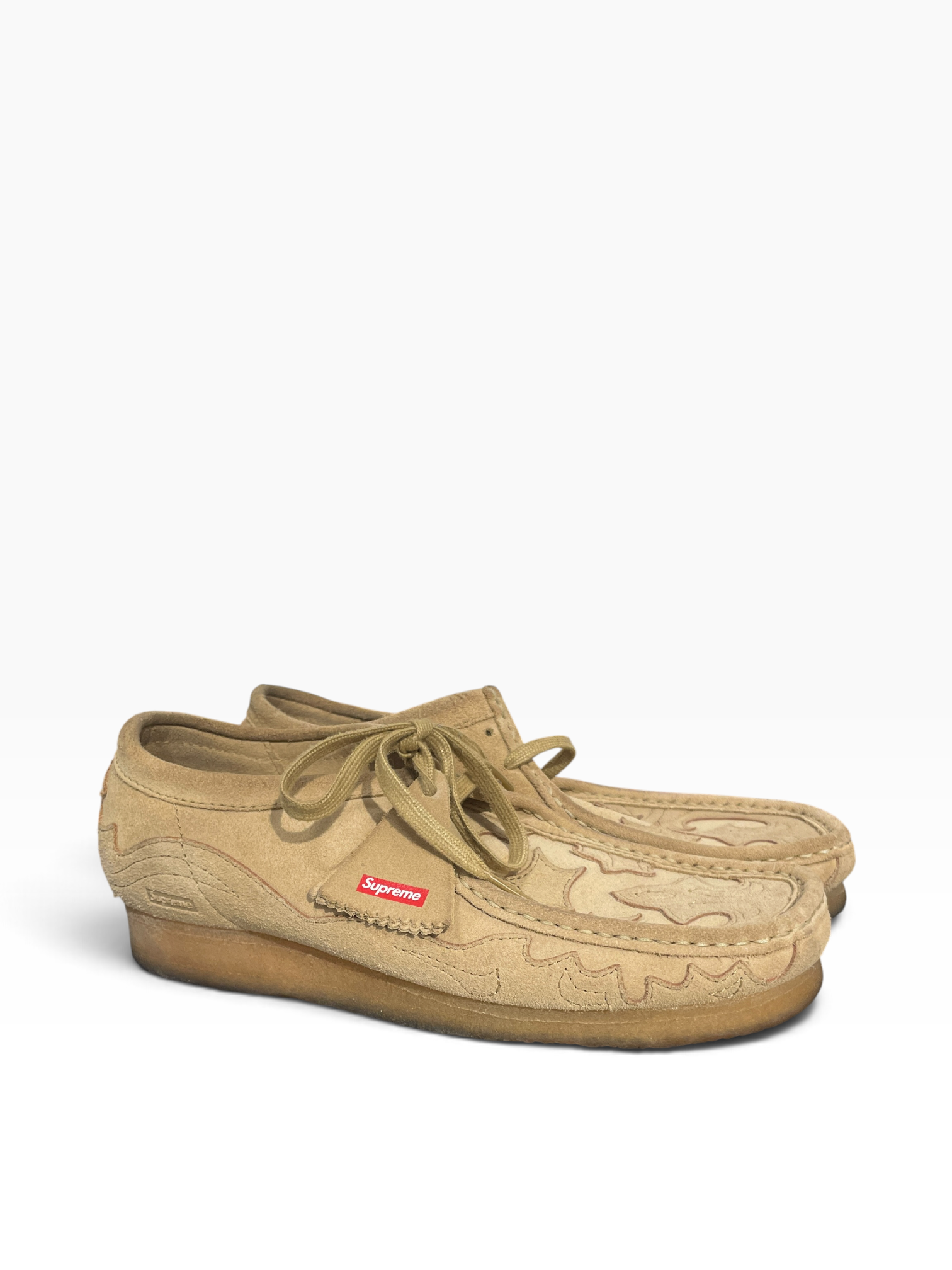 Supreme/Clarks/Loafers/US 9/Suede/BEG/WALLABEE WESTERN view 1