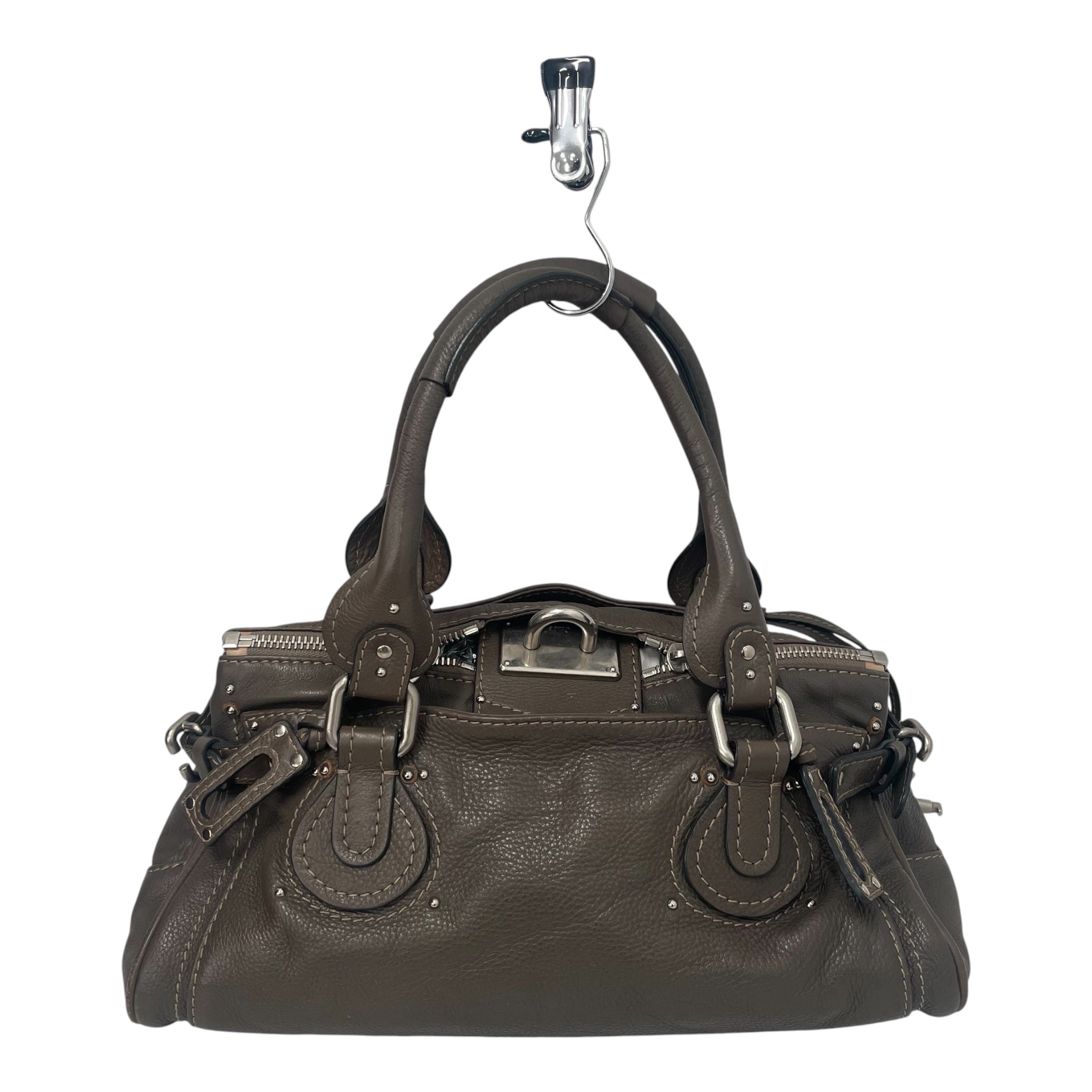 Chloe/Hand Bag/Leather/GRN/PADDINGTON LEATHER SATCHEL view 2
