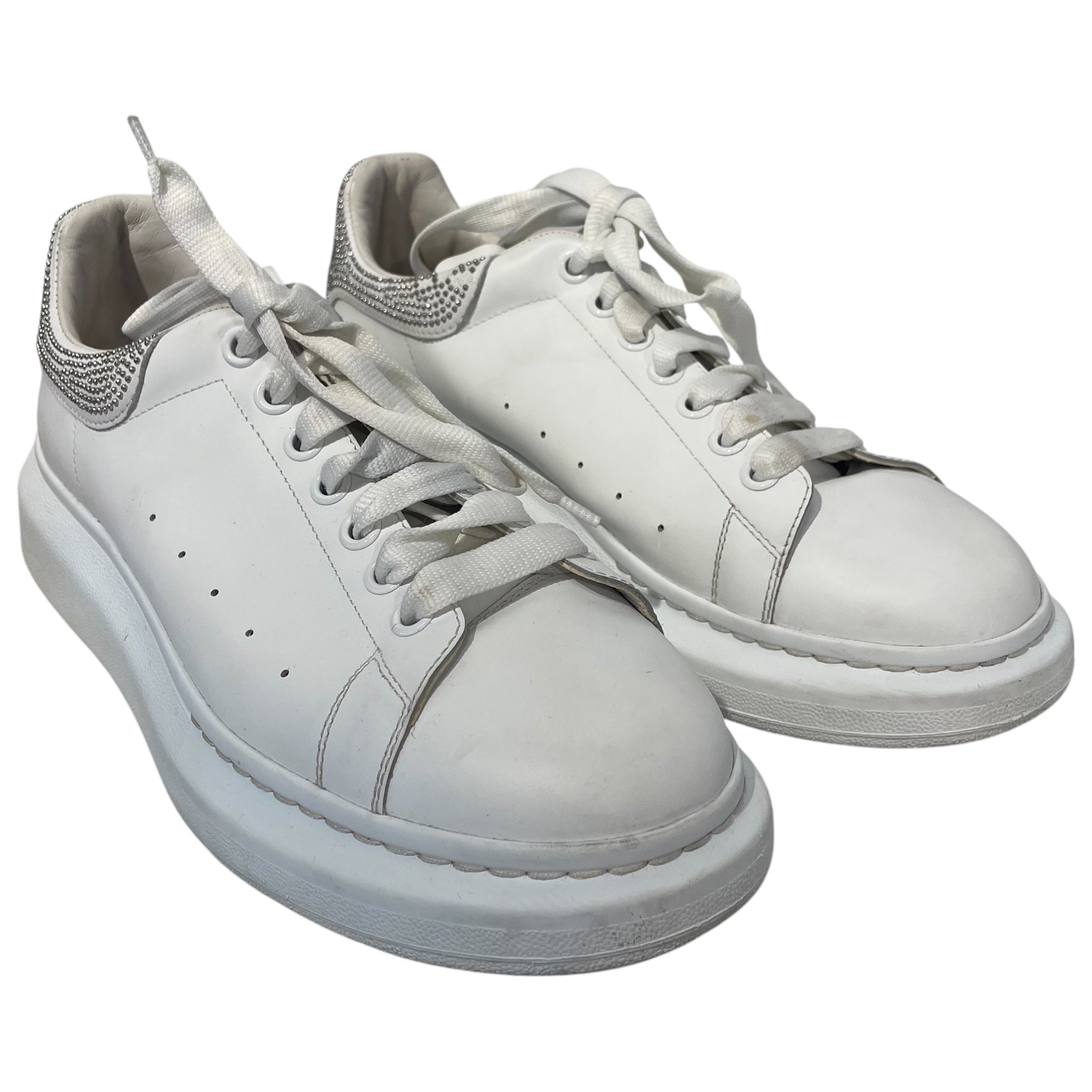 Alexander McQueen/Low-Sneakers/EU 44/Cotton/WHT/ view 1