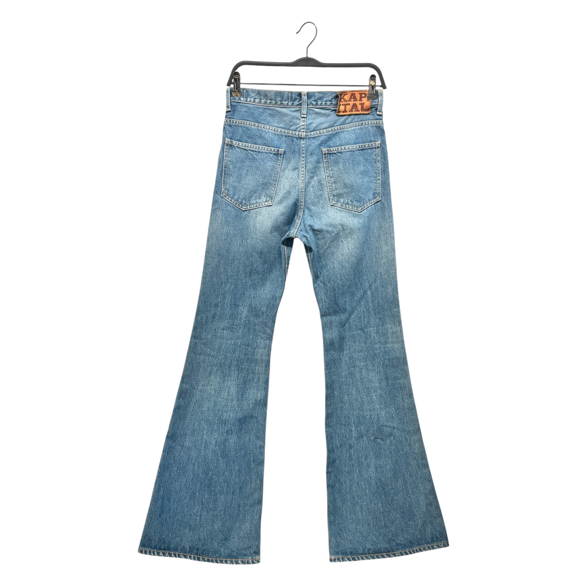 KAPITAL/Bootcut Pants/28/Denim/BLU/High-waisted/ view 2