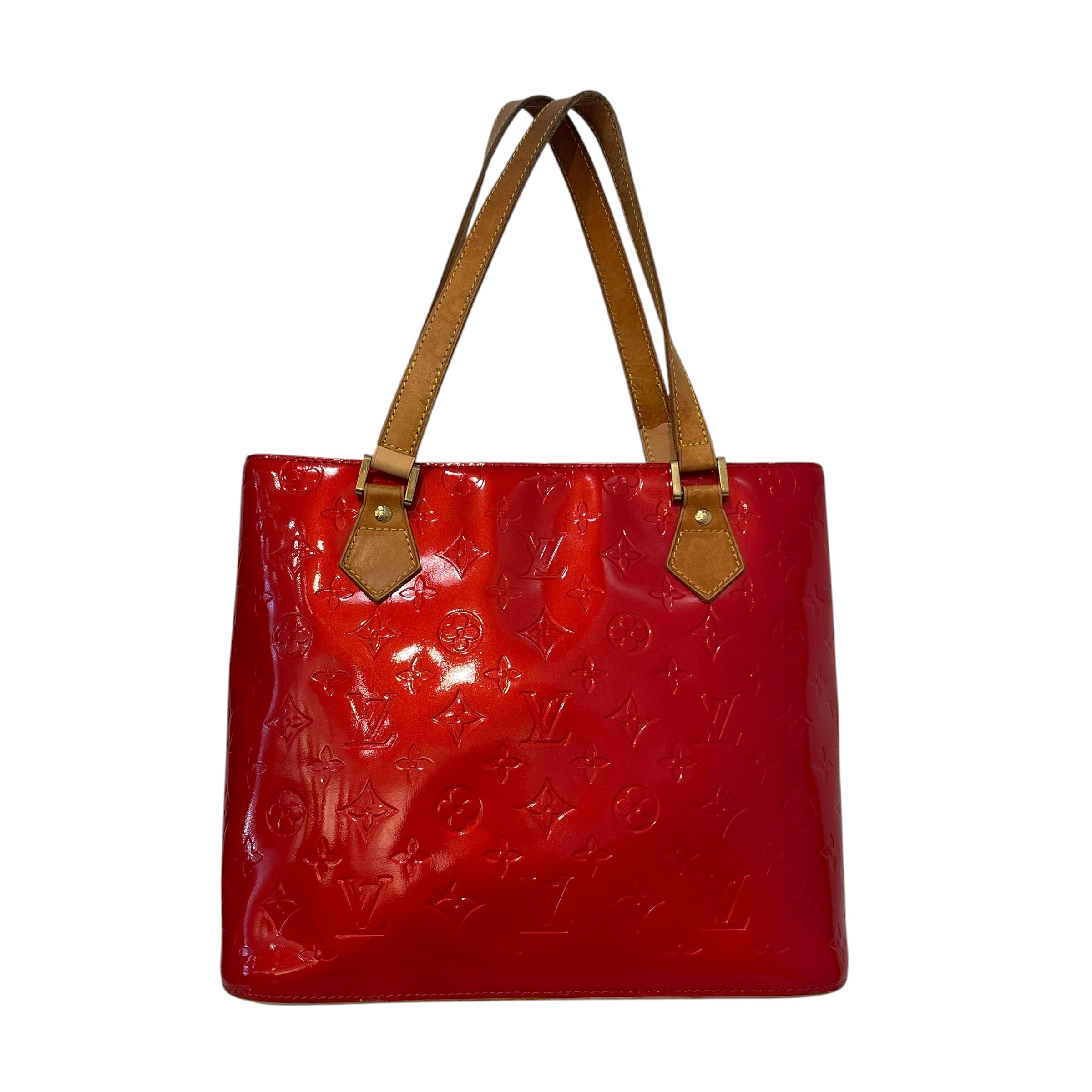 LOUIS VUITTON/Hand Bag/Monogram/RED/Monogram Vernis Tote view 2