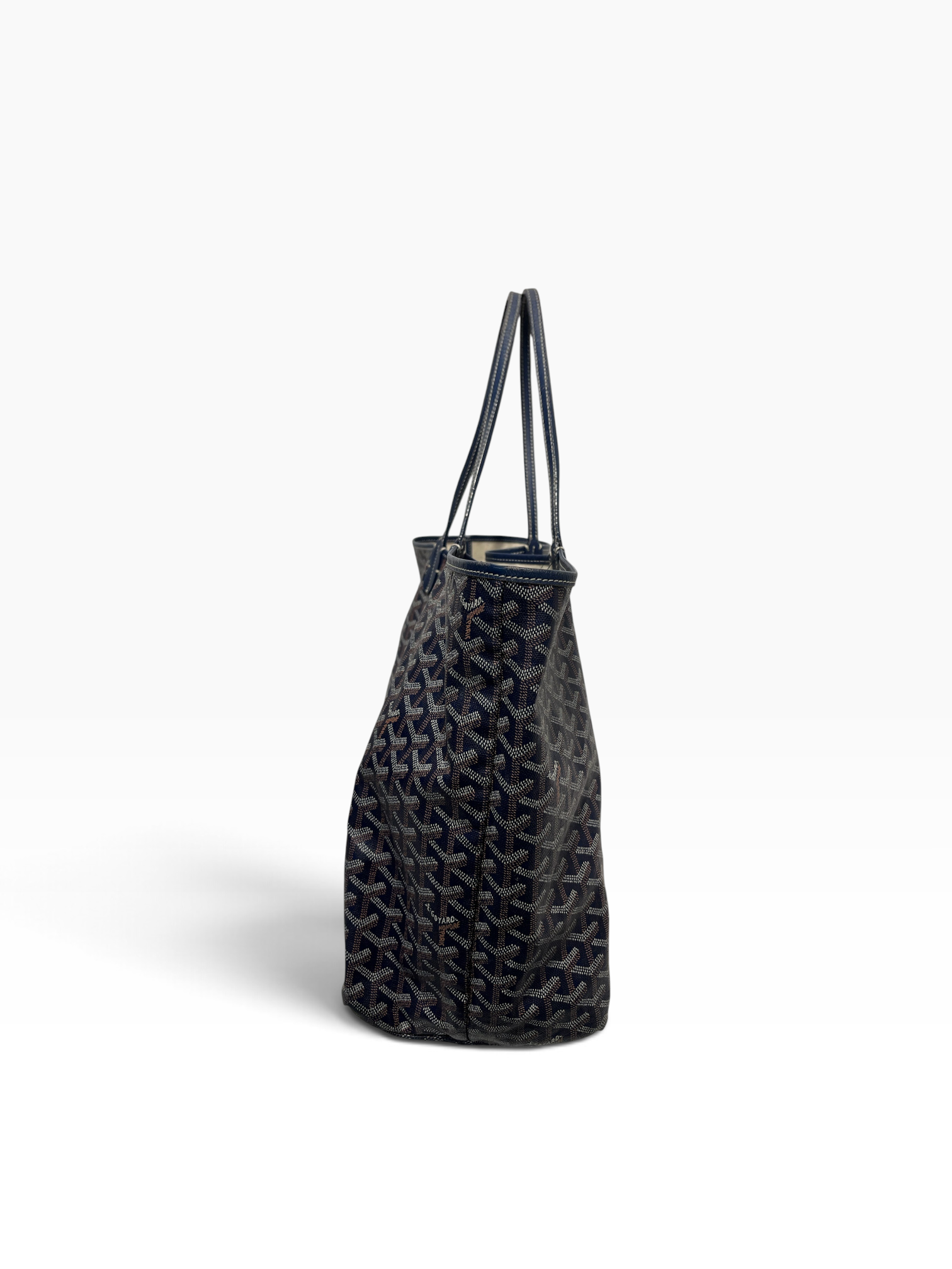 GOYARD/Tote Bag/All Over Print/Leather/NVY/Saint Louis view 4