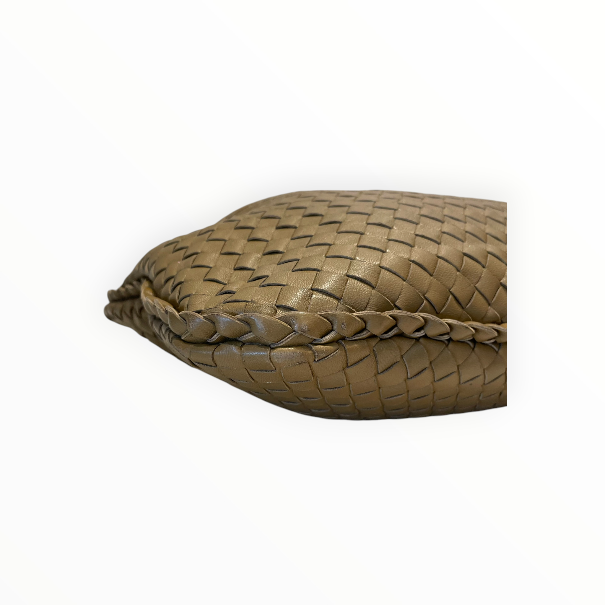 BOTTEGA VENETA/Hand Bag/Leather/KHK/Intrecciato Veneta Hobo view 7