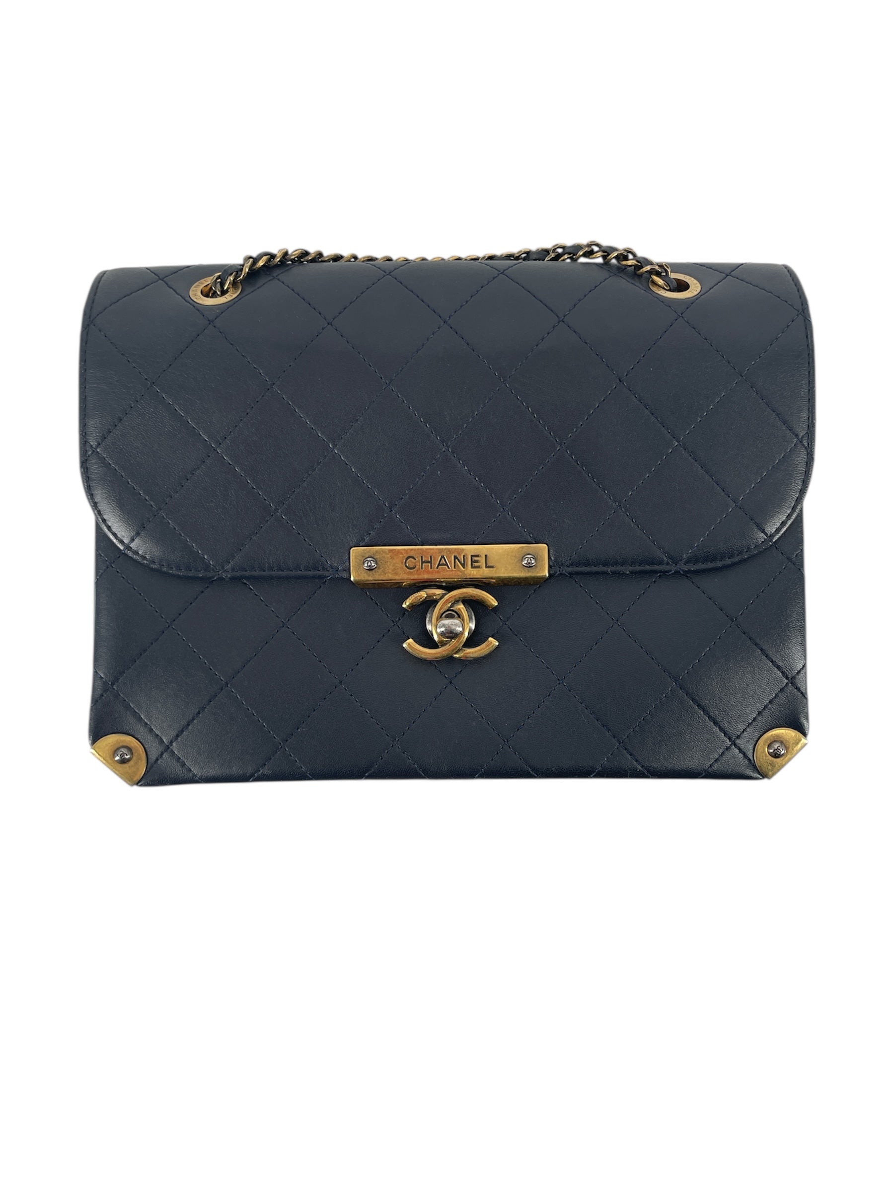 CHANEL/Hand Bag/Leather/BLK/23214899 view 1