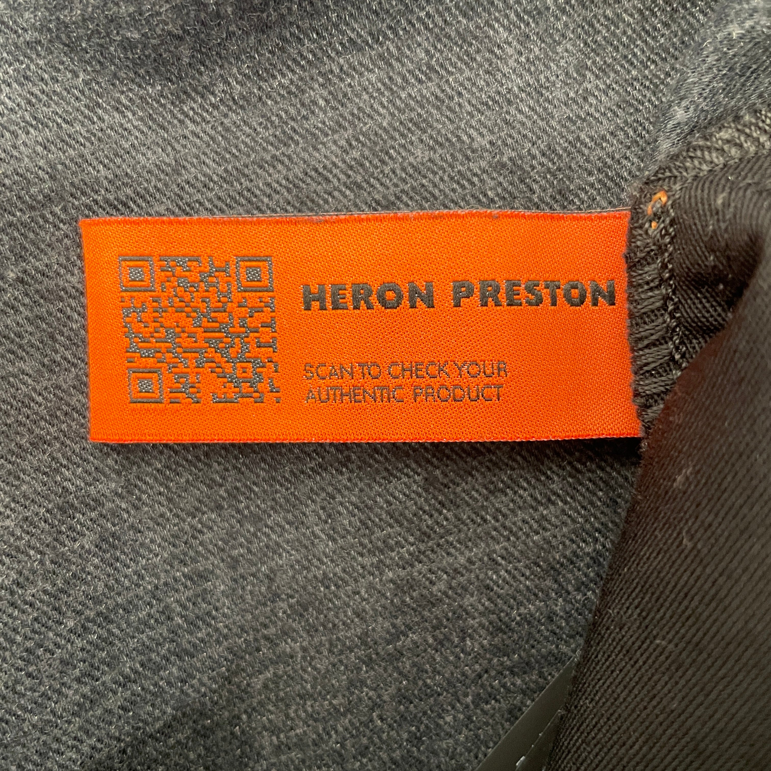 HERON PRESTON/Straight Pants/M/BLK/LEATHER PANTS view 3