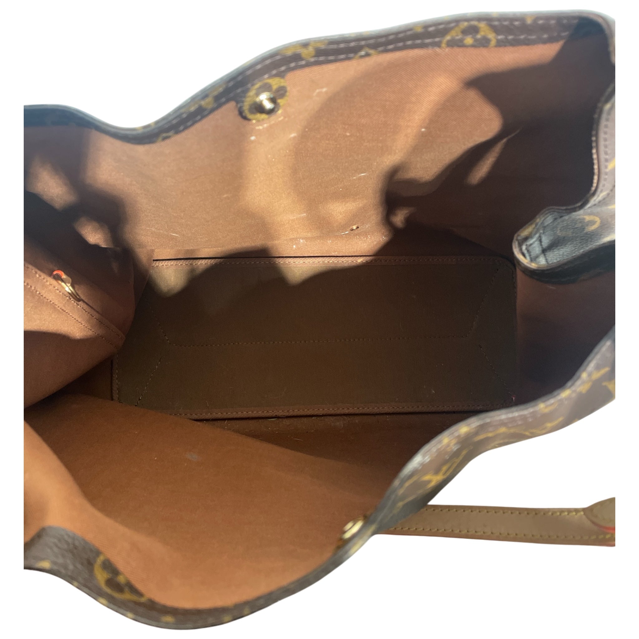 LOUIS VUITTON/Tote Bag/Monogram/Leather/BRW/Monogram Atlantis GM view 3