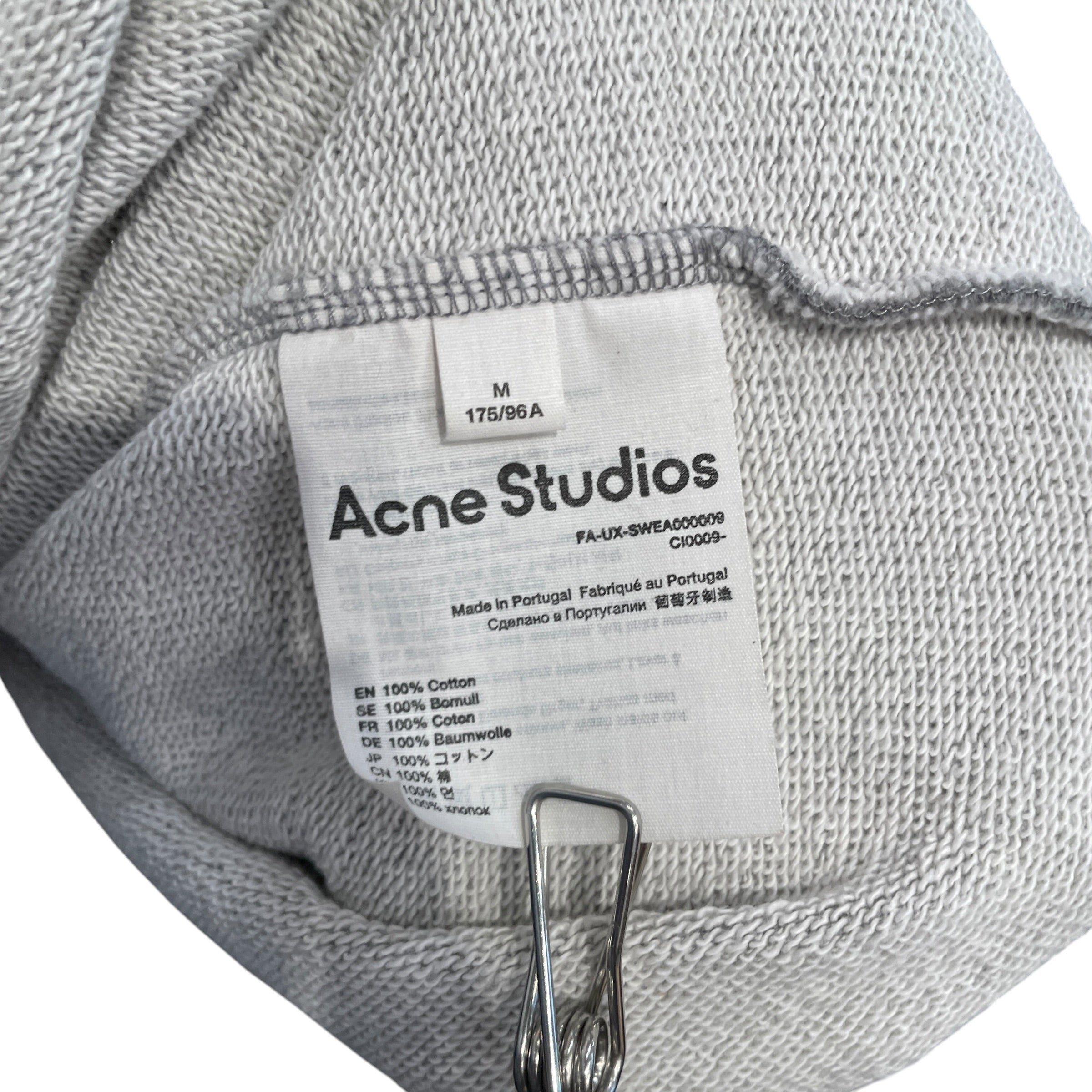 Acne Studios/Hoodie/M/Cotton/GRY/ROBOT PATCH view 4
