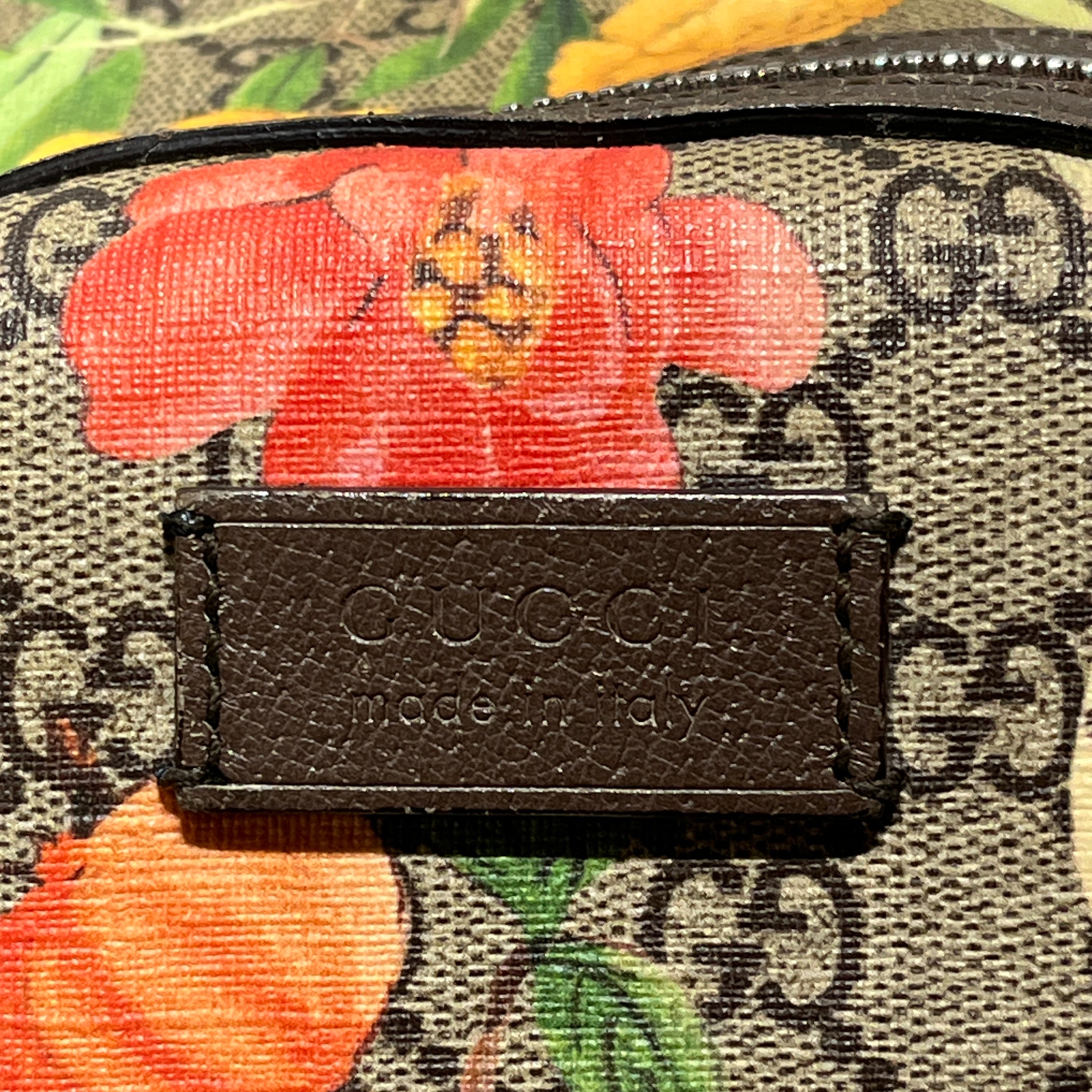 GUCCI/Backpack/Monogram/Leather/BRW/GG Supreme Tian Print Backpack view 2