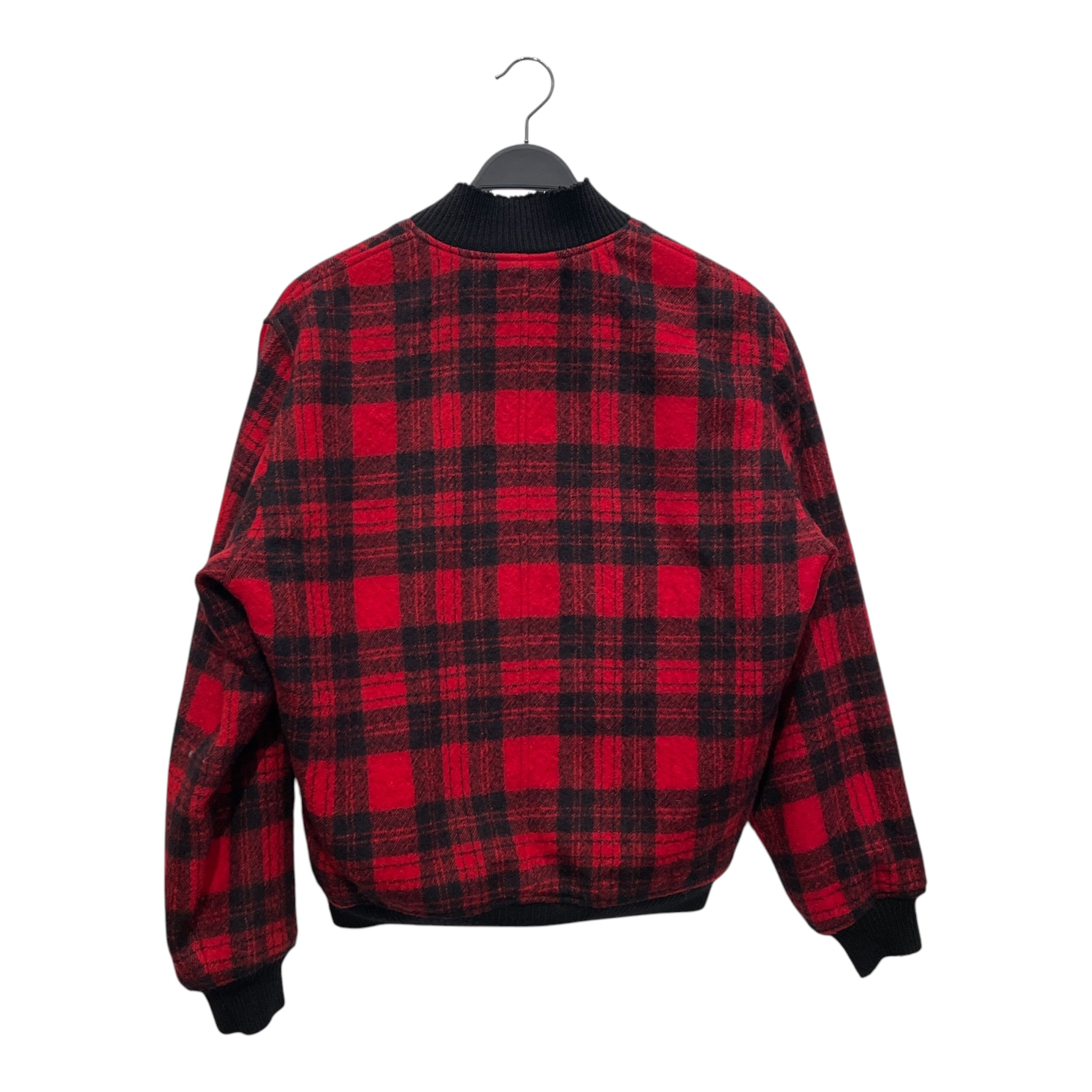 ISABEL MARANT/Windbreaker/M/Wool/RED/Plaid/REVERSIBLE NYLON INNER view 2