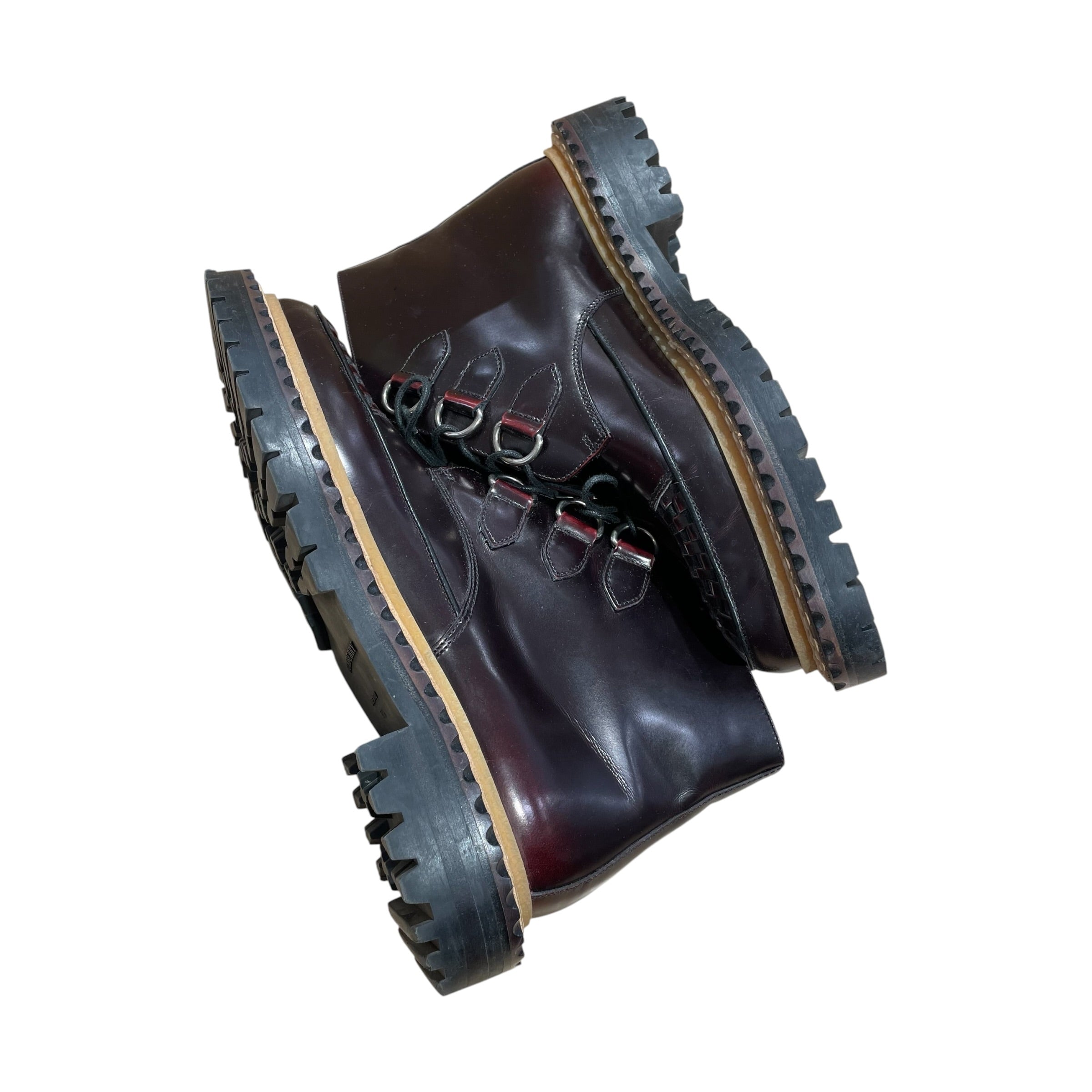 BURBERRY LONDON/Boots/EU 37.5/Leather/BRD/Melton creeper boots view 6