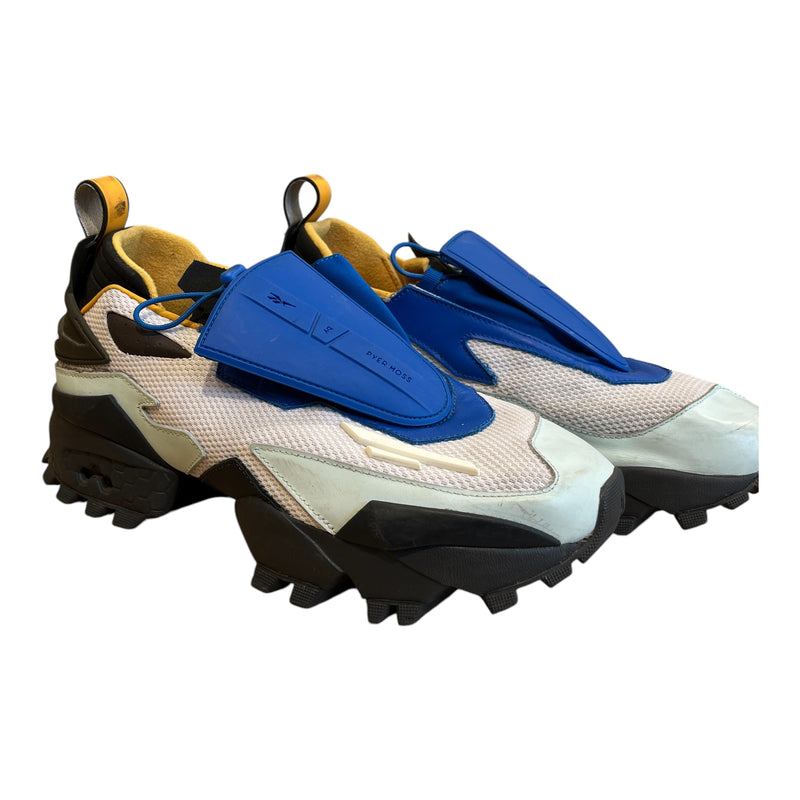 pyer moss/Reebok//Low-Sneakers/US 10.5/Plain/Polyester/GRY//M [Designers] Essentials/