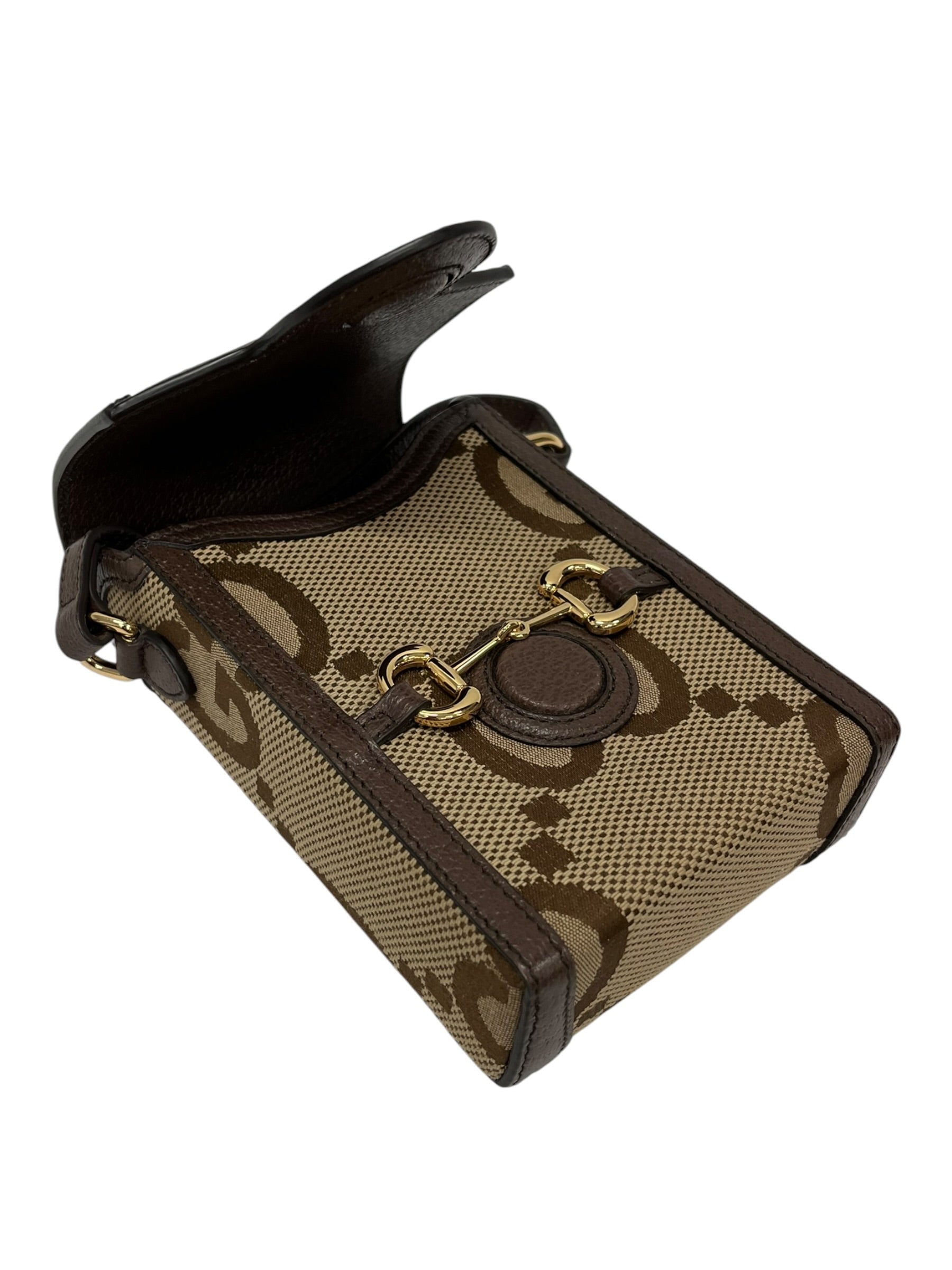GUCCI/Cross Body Bag/Monogram/Leather/BEG/625615 2149 view 7