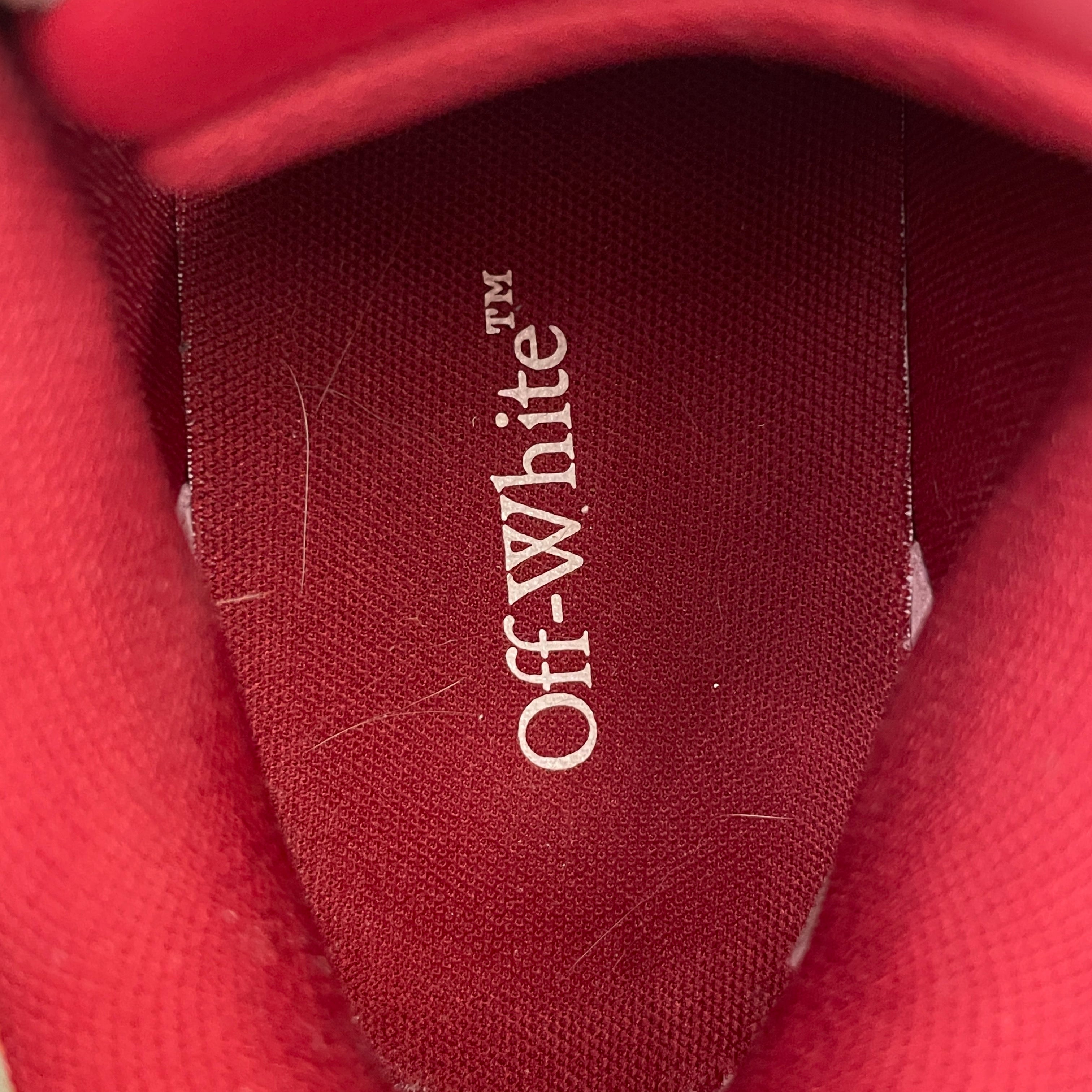 OFF-WHITE/Low-Sneakers/EU 38/Leather/RED/ view 3
