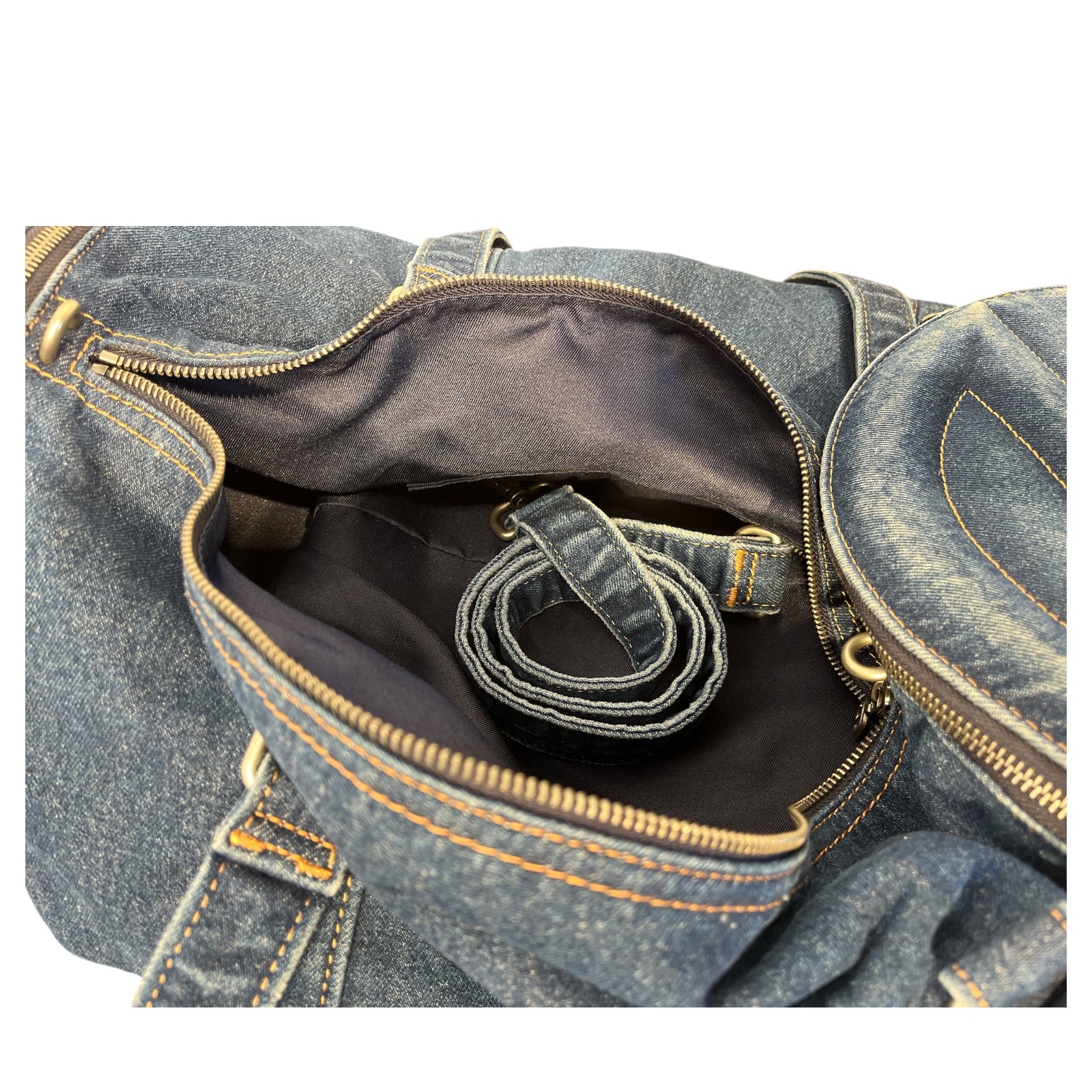 Telfar/Bag/Denim/NVY/duffel bag view 4