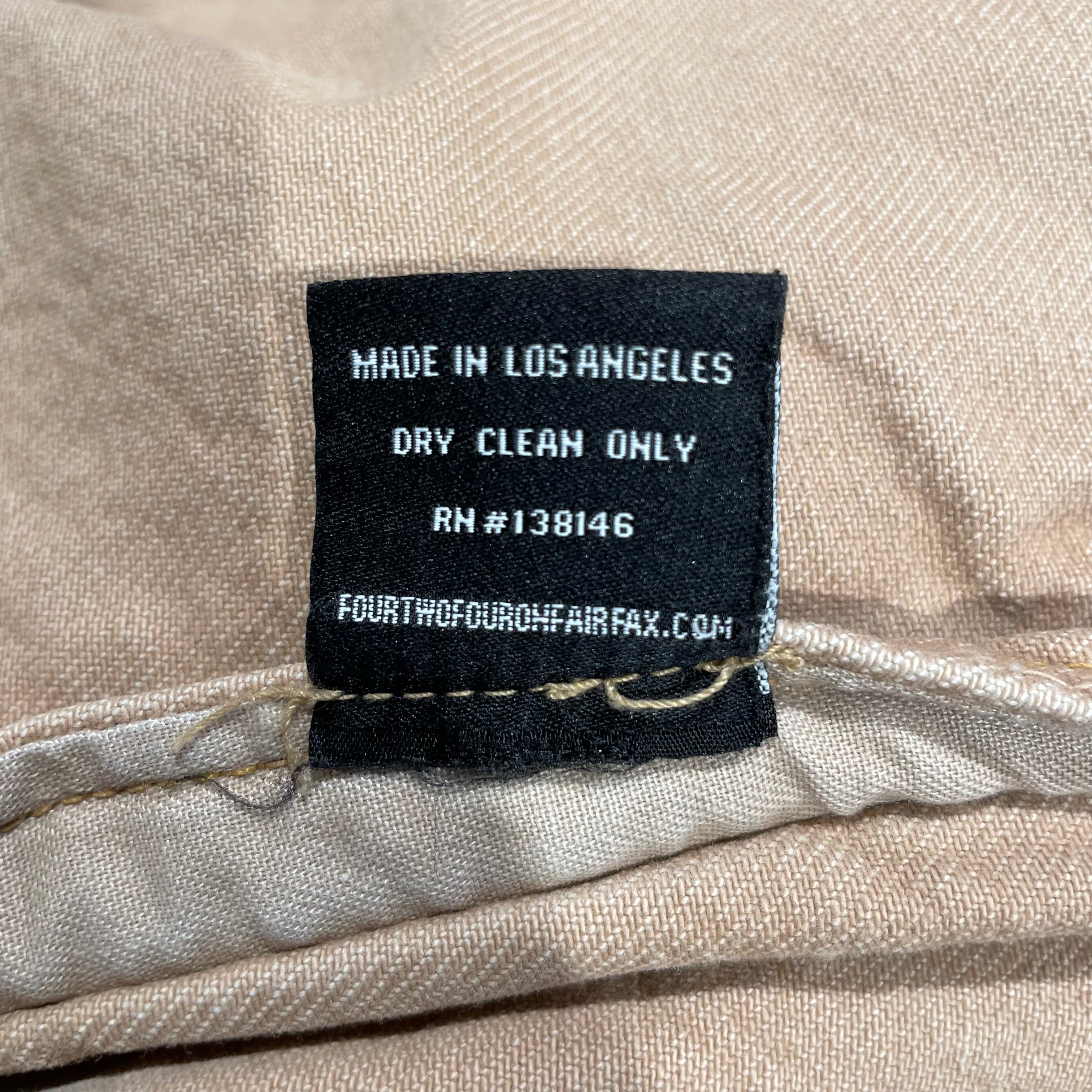 424(FourTwoFour)/Jacket/L/Cotton/BEG/RIGHT SLEEVE ZIP view 5