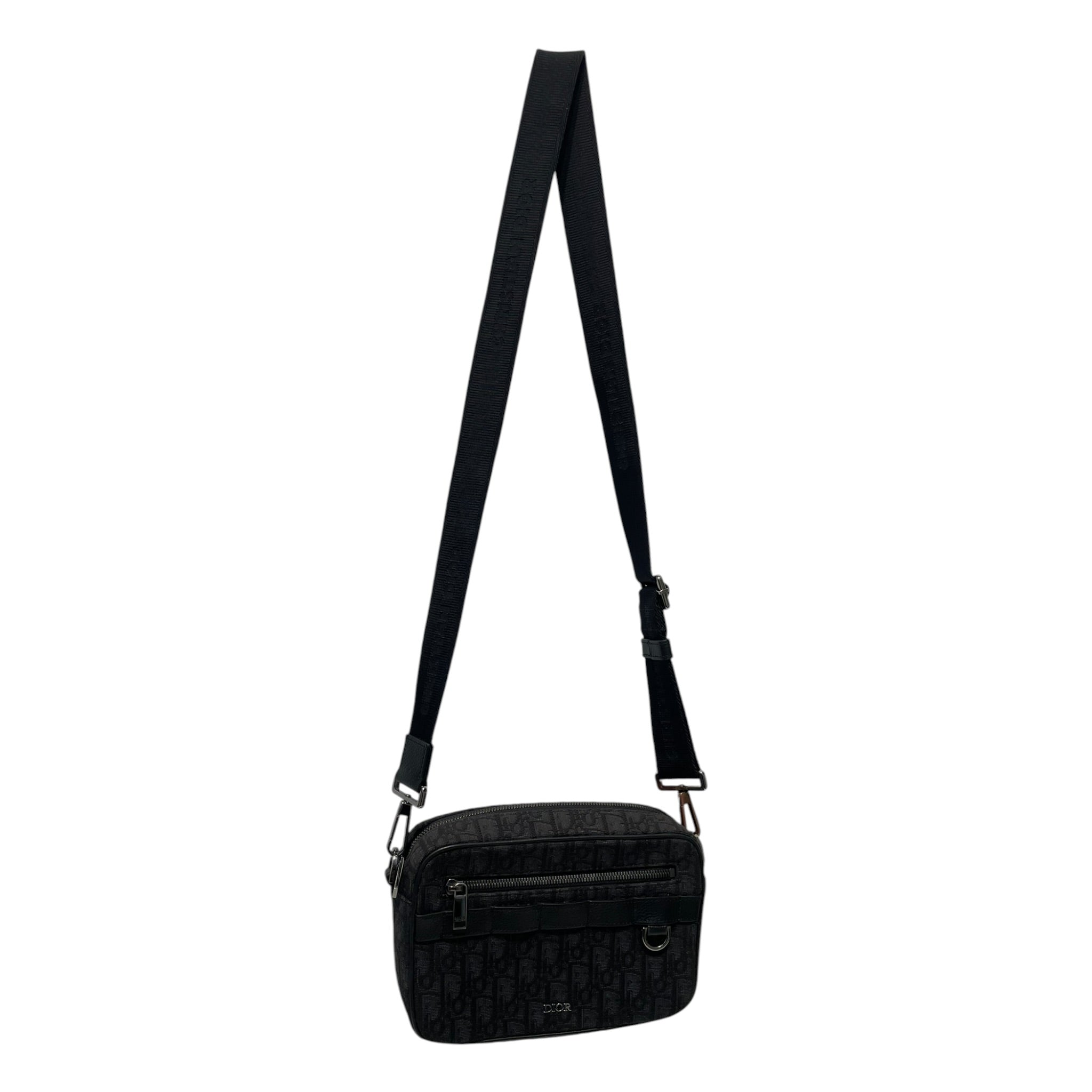 Christian Dior/Bag/Monogram/Cotton/BLK/Camera Case view 1
