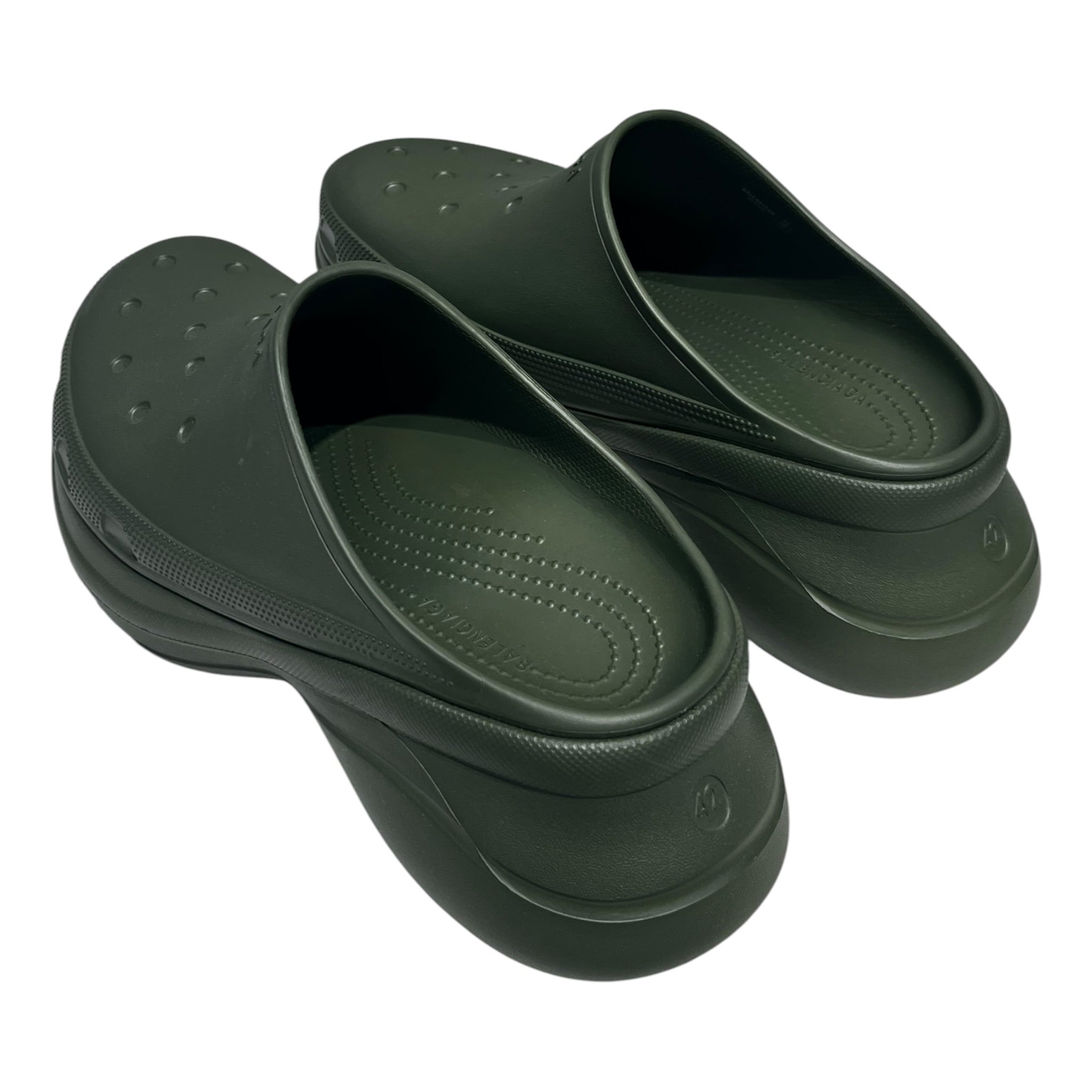 BALENCIAGA/Shoes/EU 42/GRN/CROC SLIP ON view 2