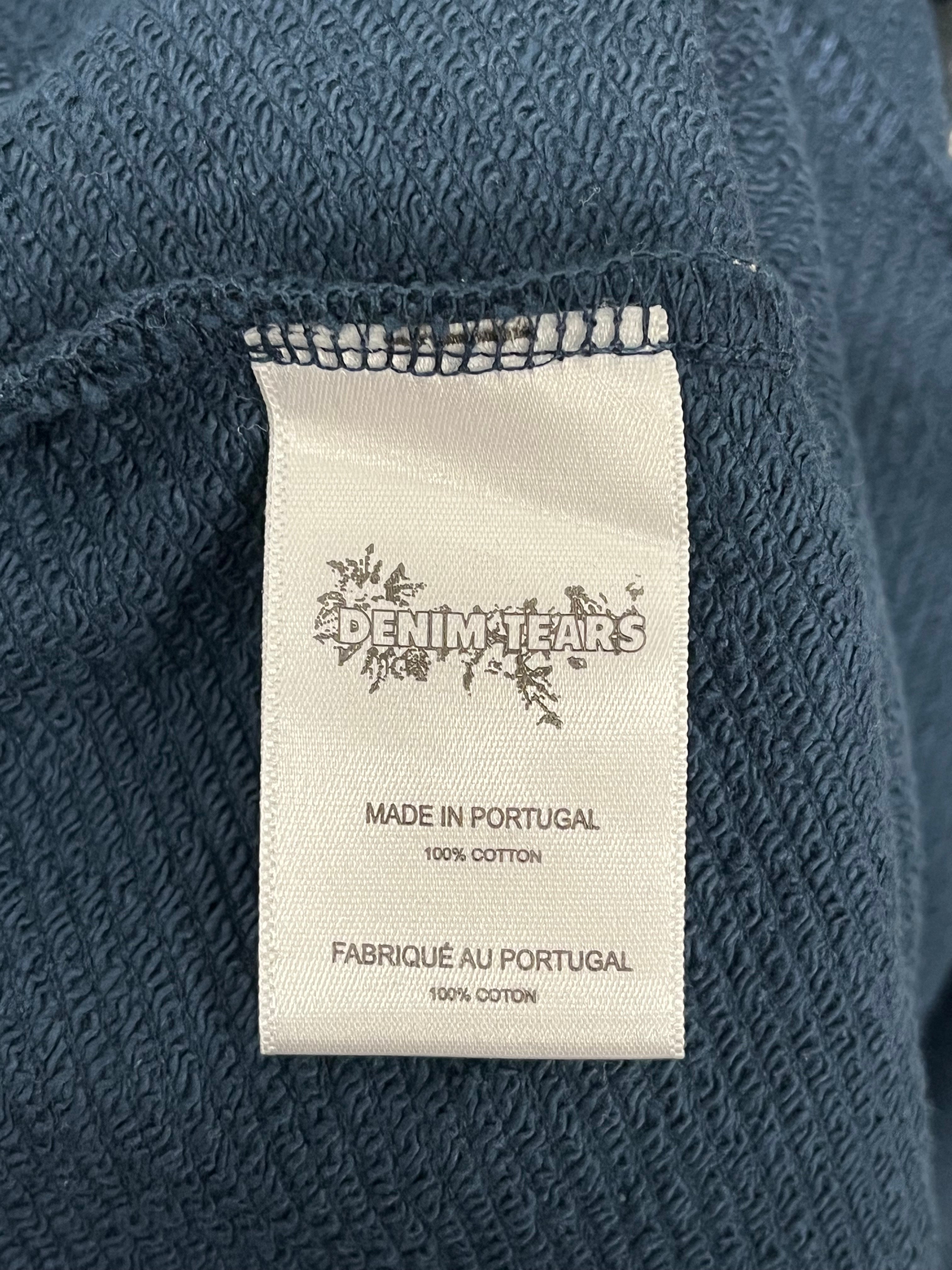 DENIM TEARS/BSTROY/Pants/XL/Cotton/BLU/bstroy tears sweats view 4