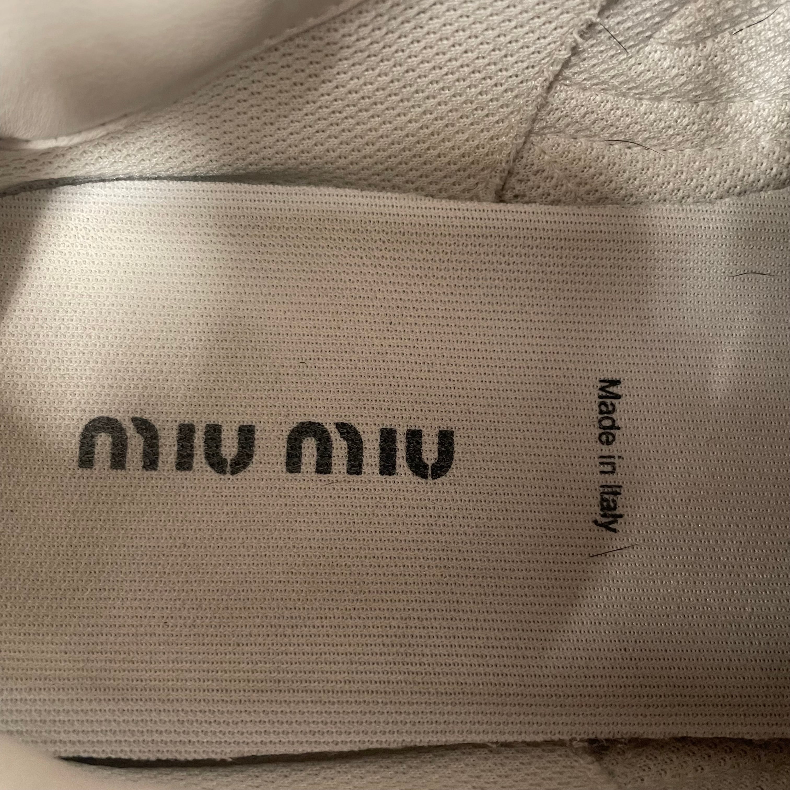 MIU MIU/Low-Sneakers/US 10/All Over Print/Leather/MLT/NEWBALANCECOLLAB view 3