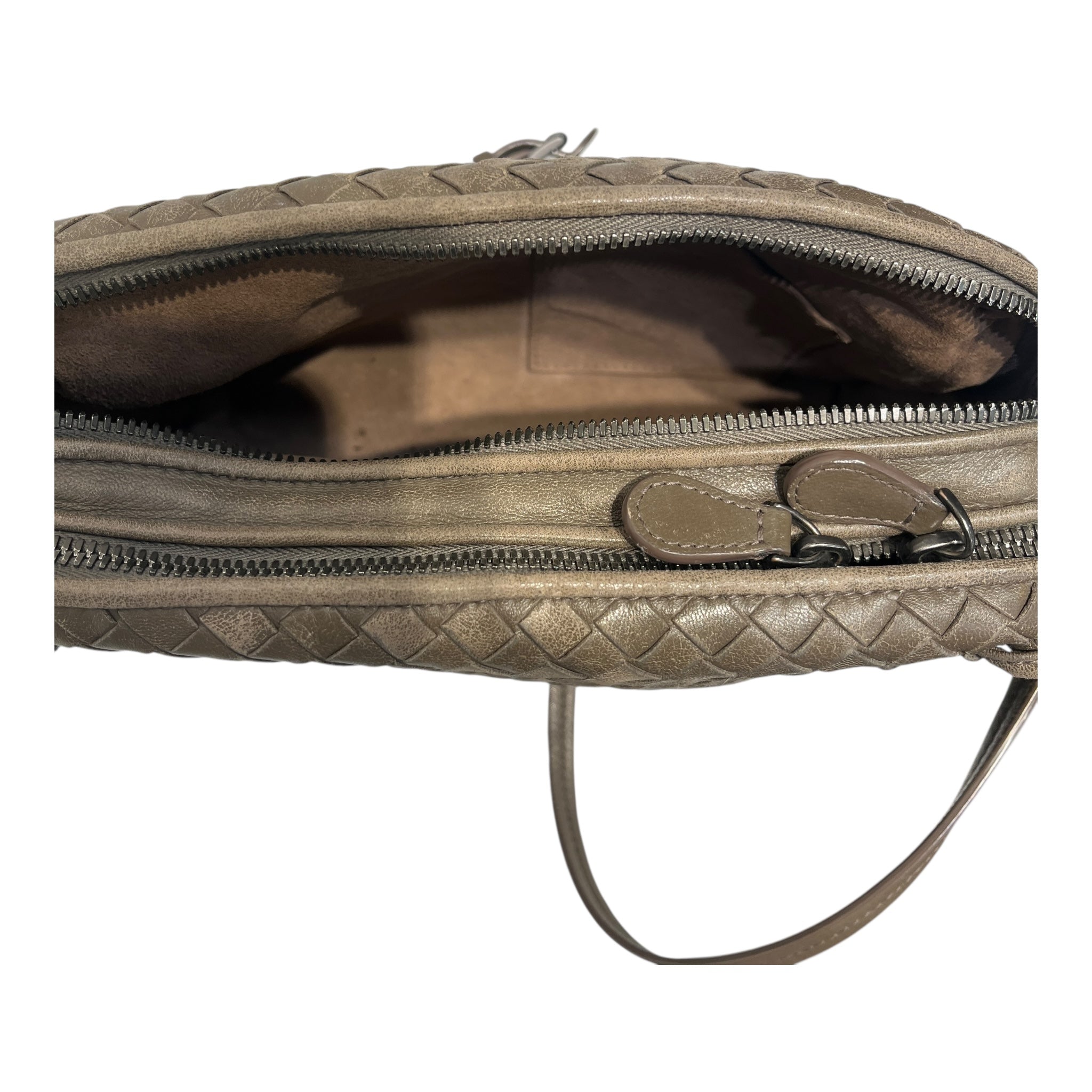 BOTTEGA VENETA/Cross Body Bag/Leather/BRW/NODINI WEAVED LEATHER view 4