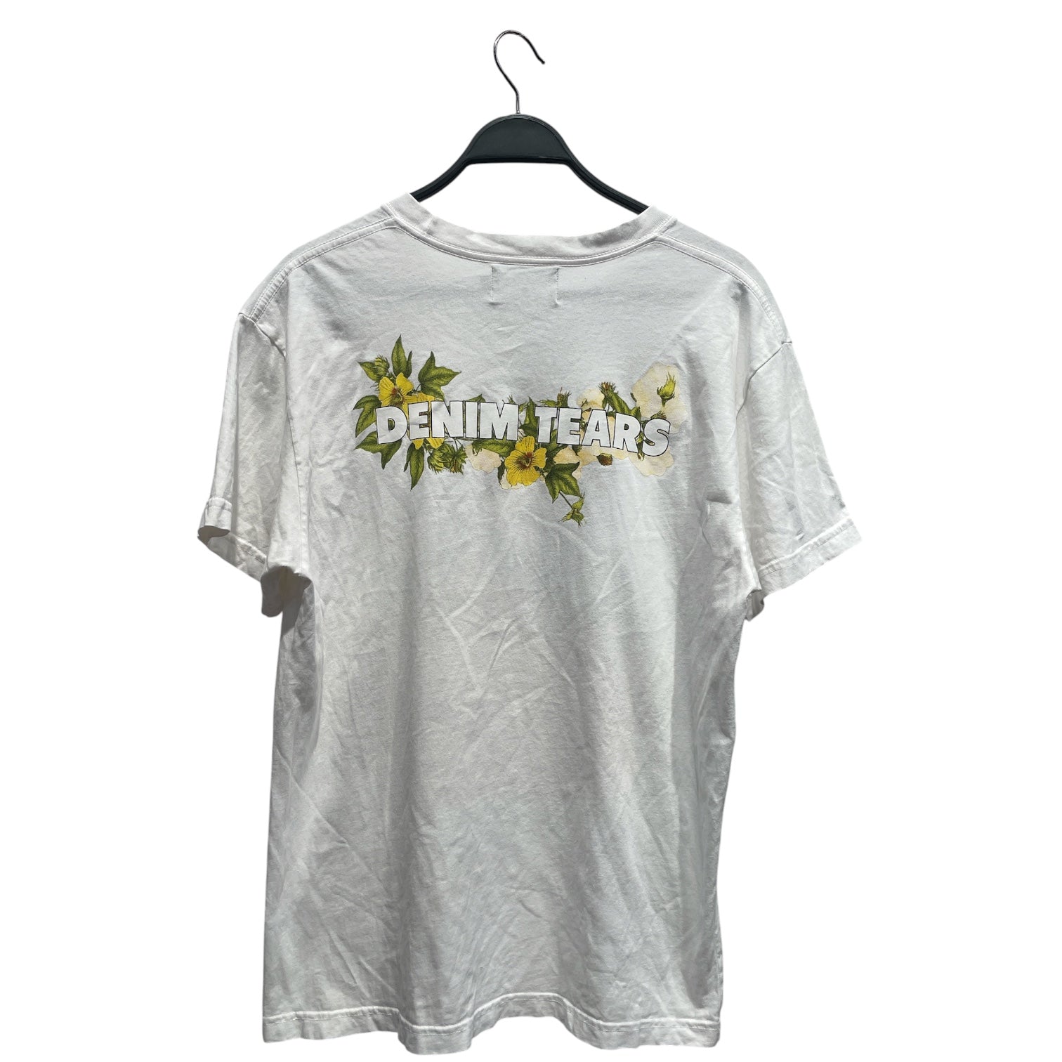 DENIM TEARS/T-Shirt/M/Cotton/WHT/JESUS TEE view 2
