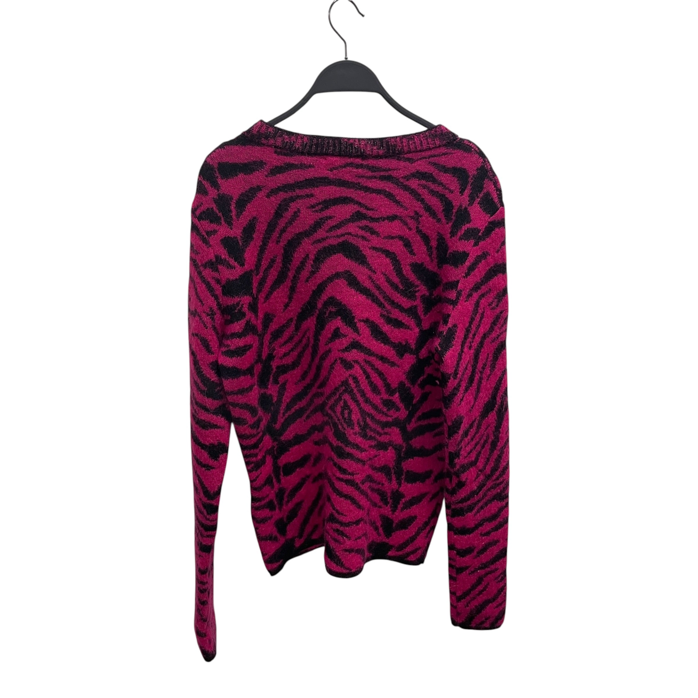 YVES SAINT LAURENT/Sweater/M/Animal Pattern/Mohair/PNK/PNK/ TIGER STRIPE/SWEATSHIRT view 2