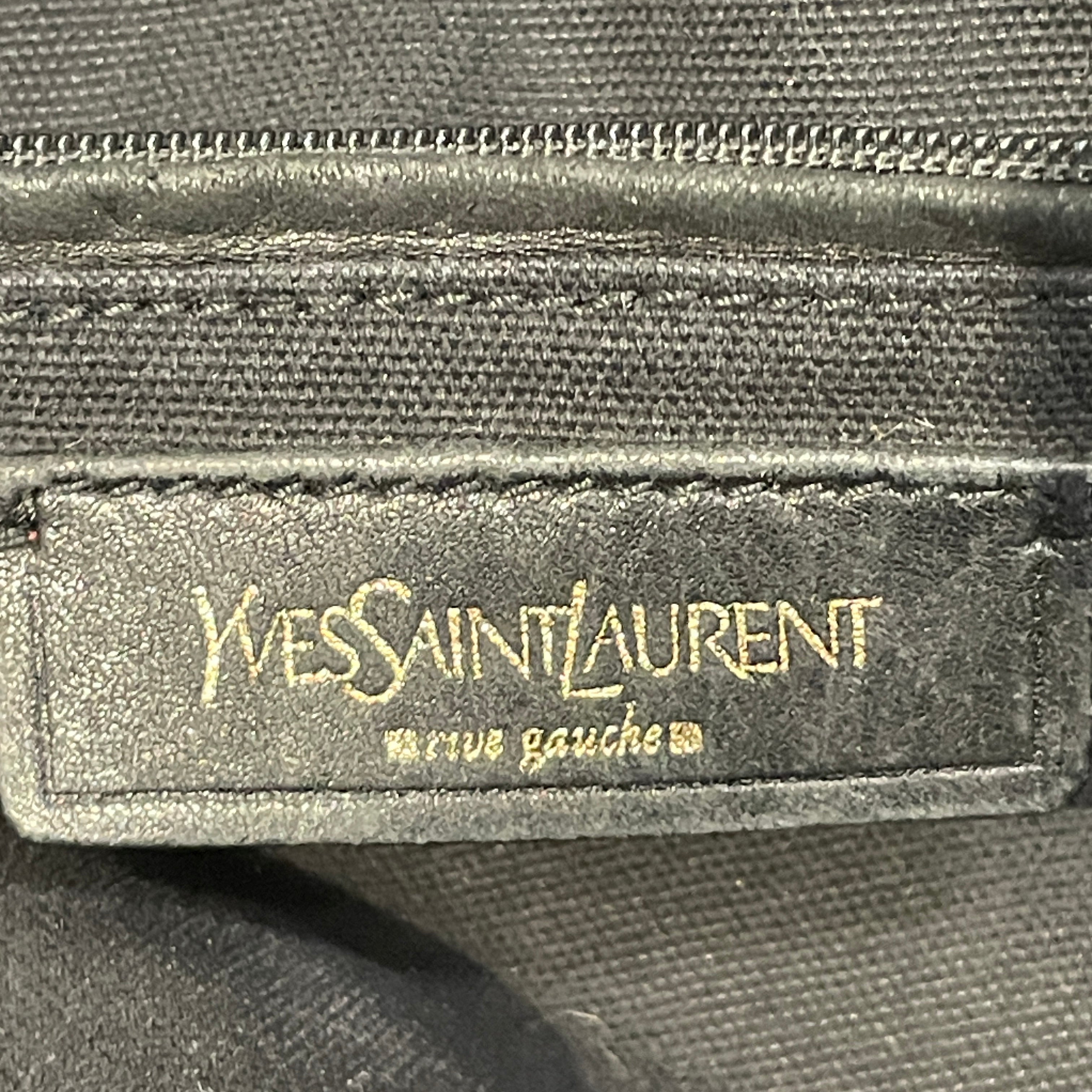 YVES SAINT LAURENT/Tote Bag/Leather/BLK/Downtown Totebag view 6