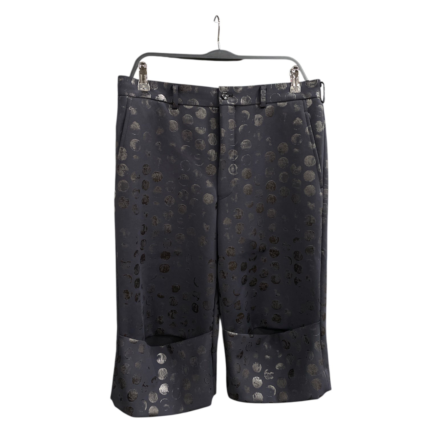 COMME des GARCONS HOMME PLUS/Shorts/L/Nylon/BLK/Polka Dot/Polka Dot Shorts view 1