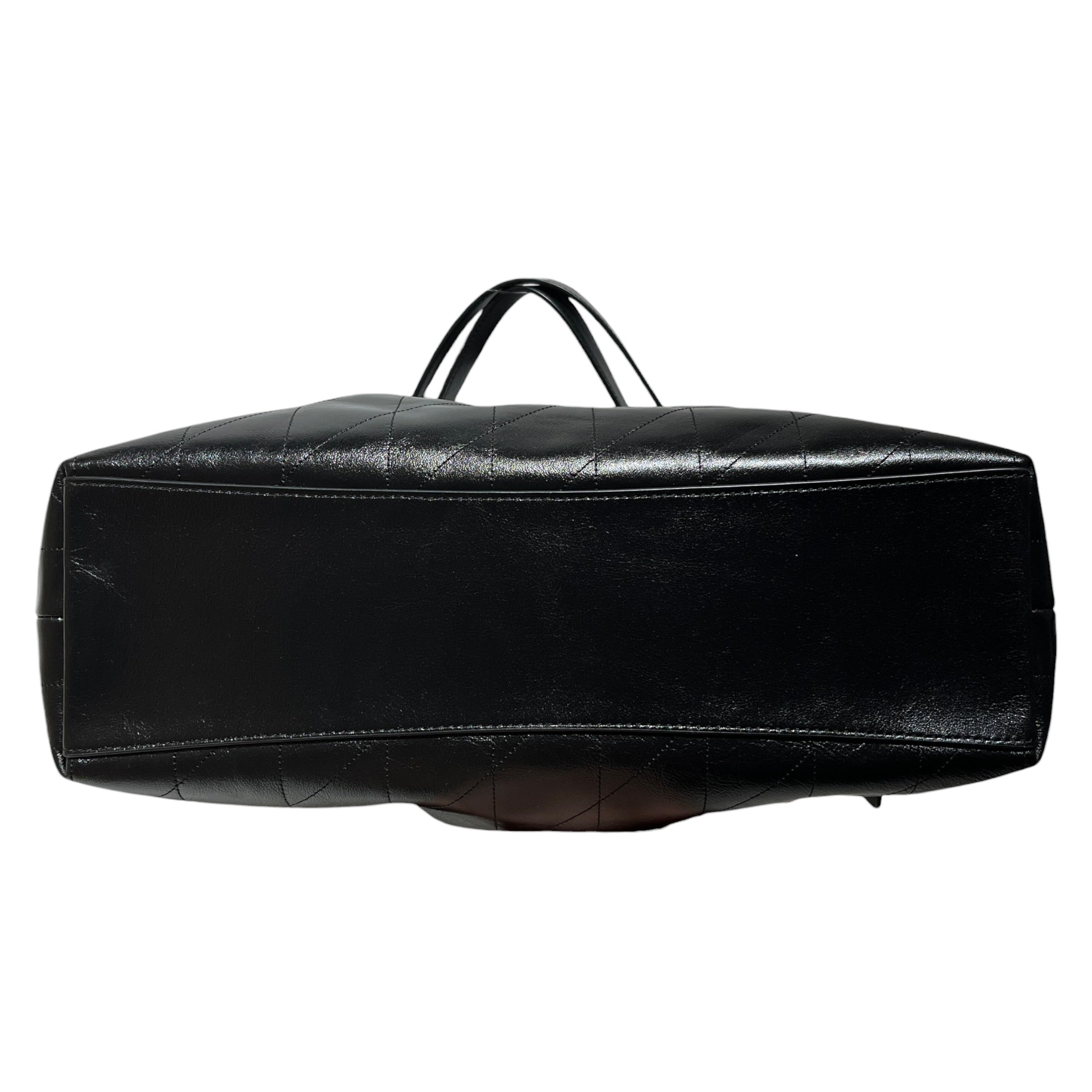 COACH/Bag/Leather/BLK/evelyn bag view 3