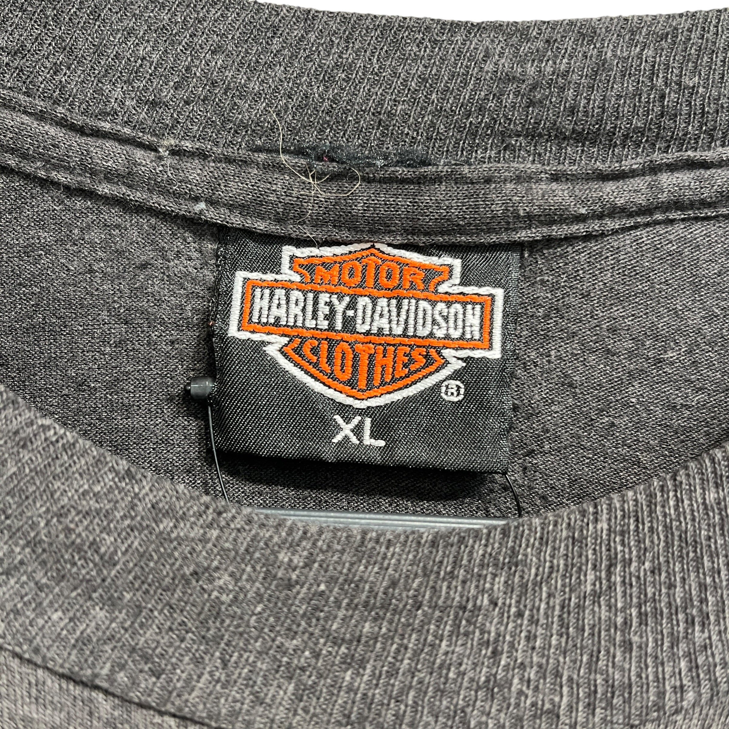 HARLEY DAVIDSON/T-Shirt/XL/Cotton/BLK/3D EMBLEM Good Guys Wear BLK view 3