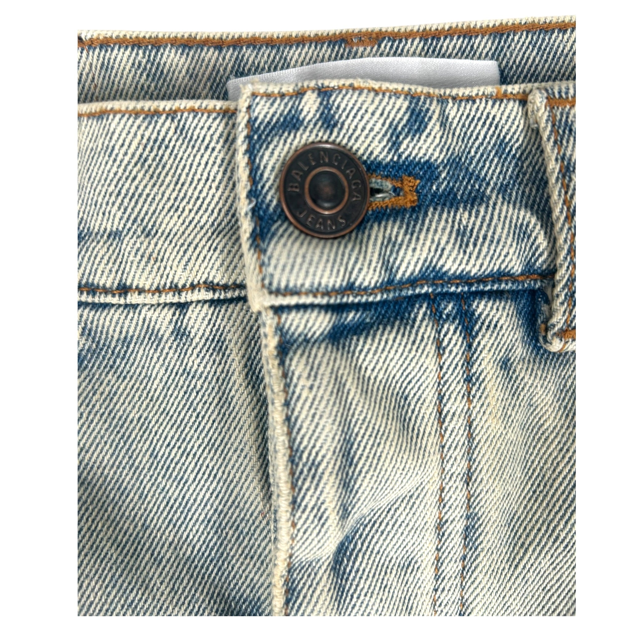 BALENCIAGA/Long Skirt/36/Denim/BLU/LIGHT WASH DENIM SKIRT view 3