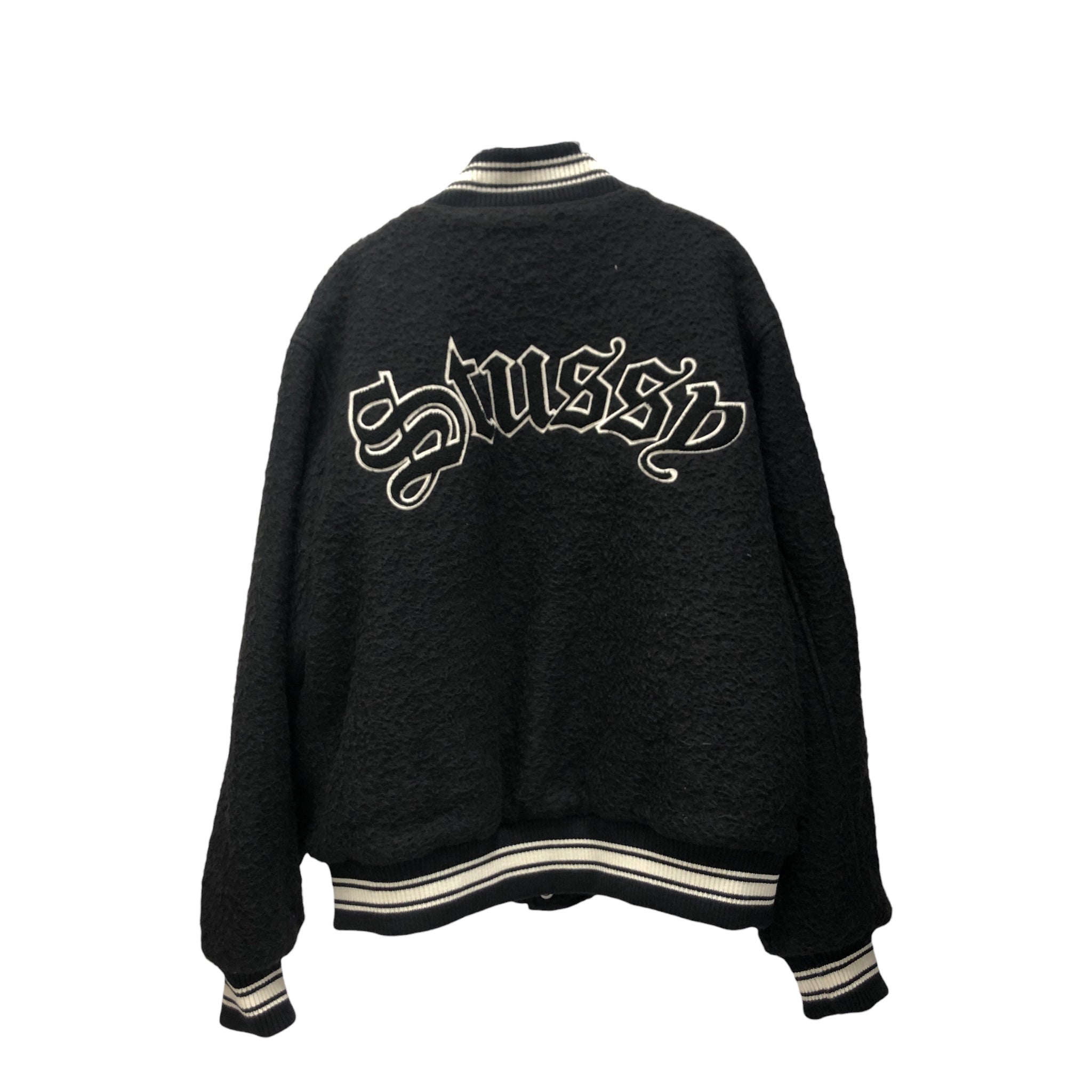STUSSY/Jacket/L/Wool/BLK/ view 2