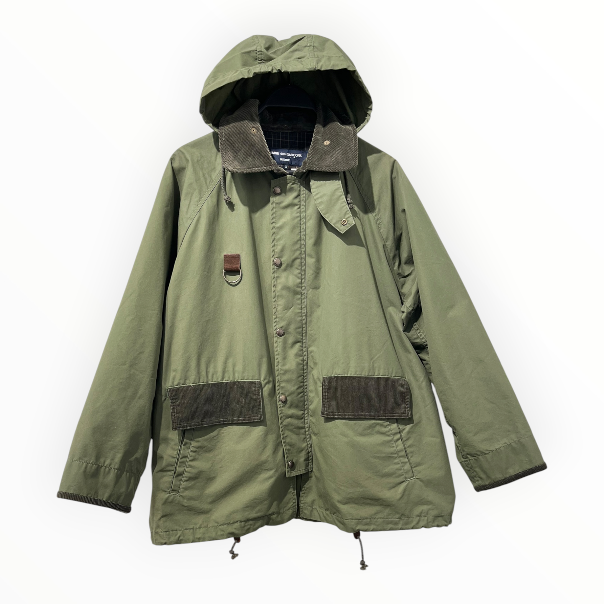 COMME des GARCONS HOMME/Jacket/S/Cotton/GRN/HK-J002 AD2022 ZIP HOOD view 1