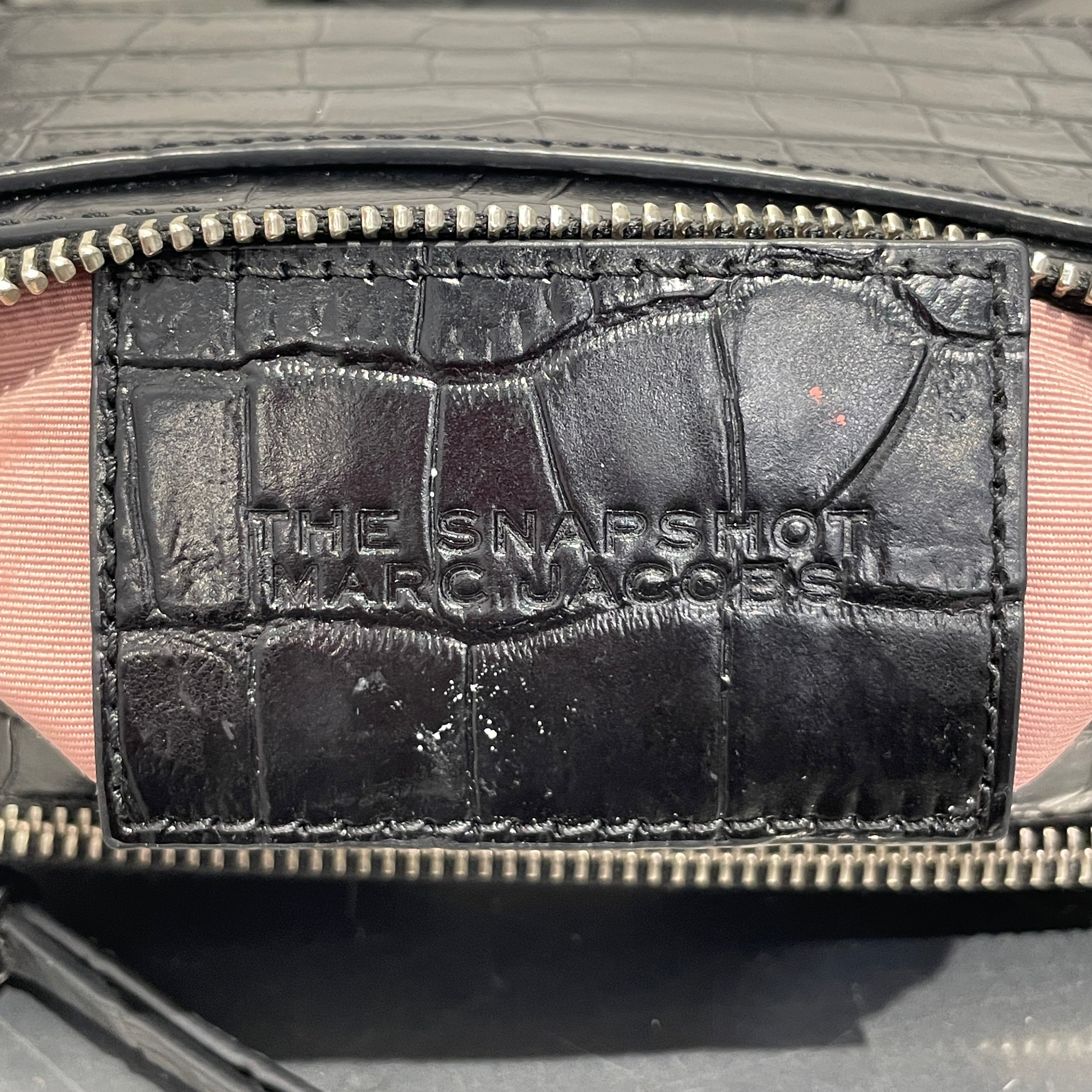 MARC JACOBS/Cross Body Bag/Leather/BLK/CHAIN LOGO/CROC view 10