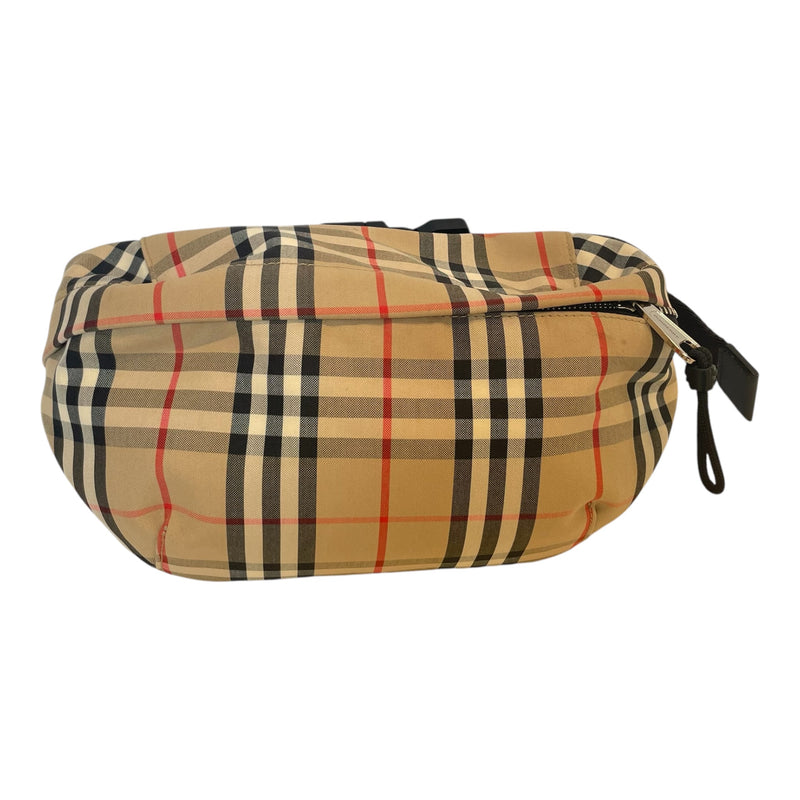 BURBERRY/Bag/OS/Stripe/Cotton/CRM/belt bag pouch