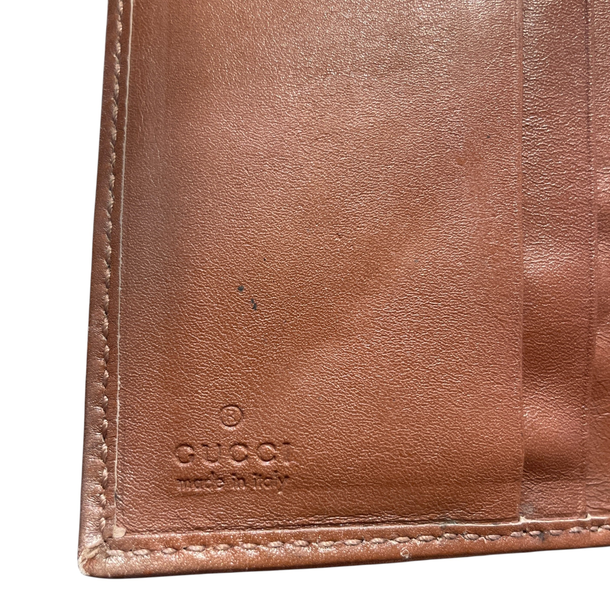 GUCCI/Bifold Wallet/Monogram/Leather/BRW/L's/Lovely Heart GG Card Holder view 4