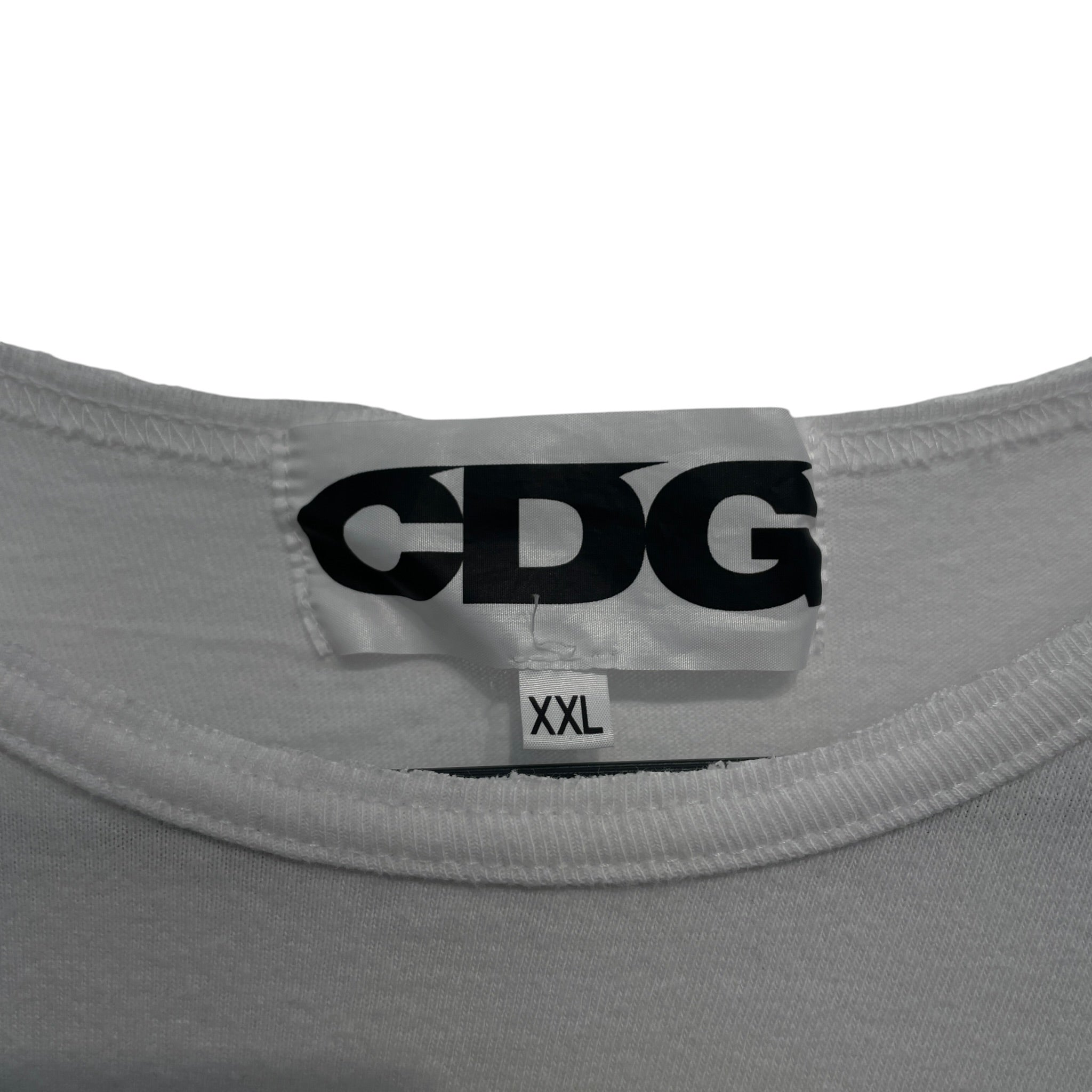 COMME des GARCONS/T-Shirt/XXL/Cotton/WHT/ view 3