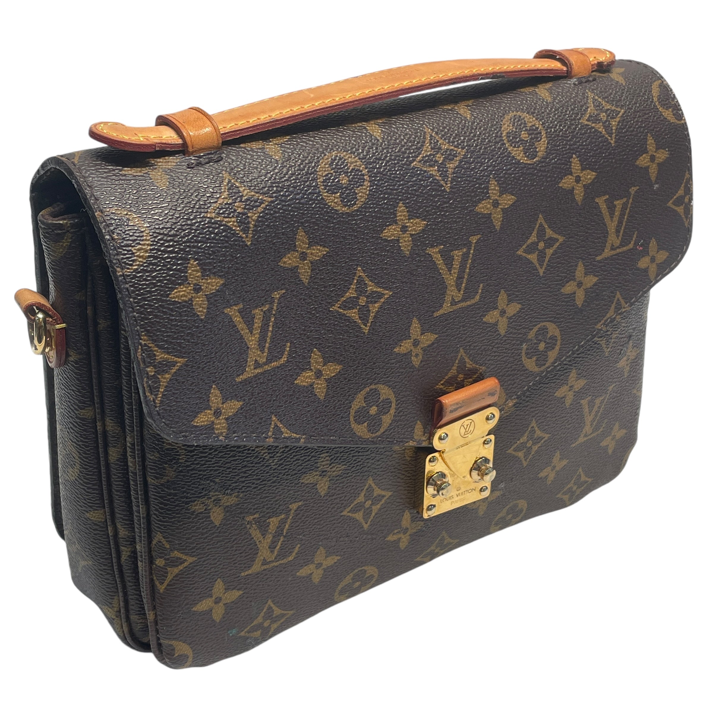 LOUIS VUITTON/Cross Body Bag/All Over Print/Leather/BRW/Pochette Metis view 6