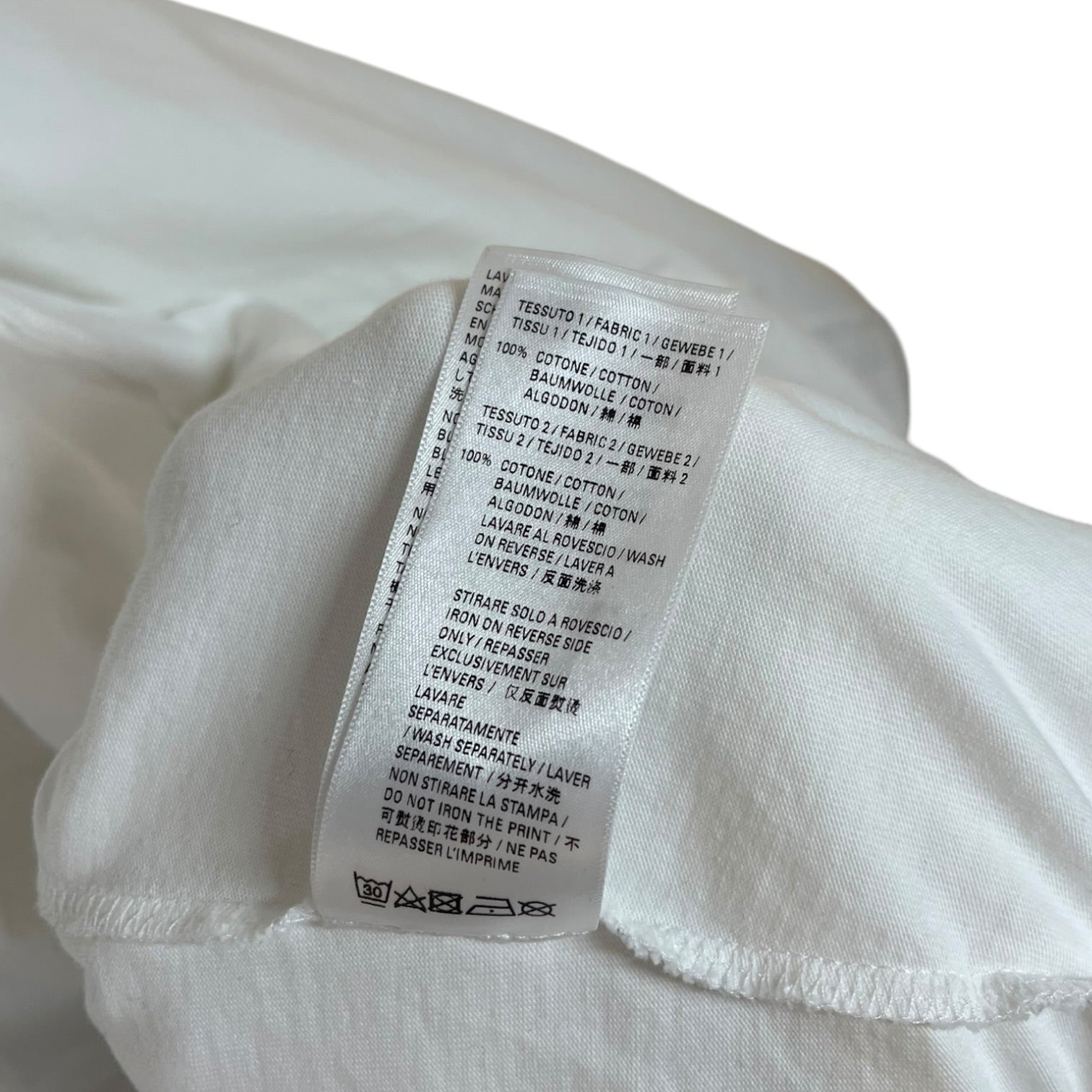 BALENCIAGA/Hoodie/S/Graphic/Cotton/WHT/DESTROYED HOODIE view 6