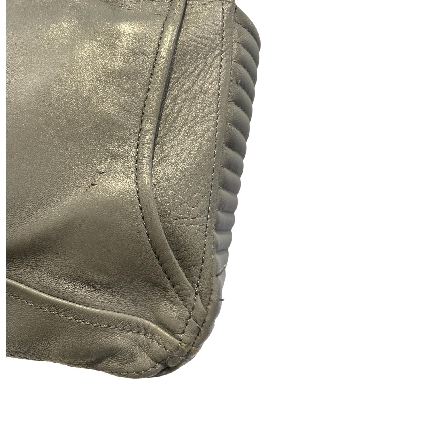 MOSCHINO/Cross Body Bag/Leather/GRY/BIKER LEATHER JKT BAG view 6