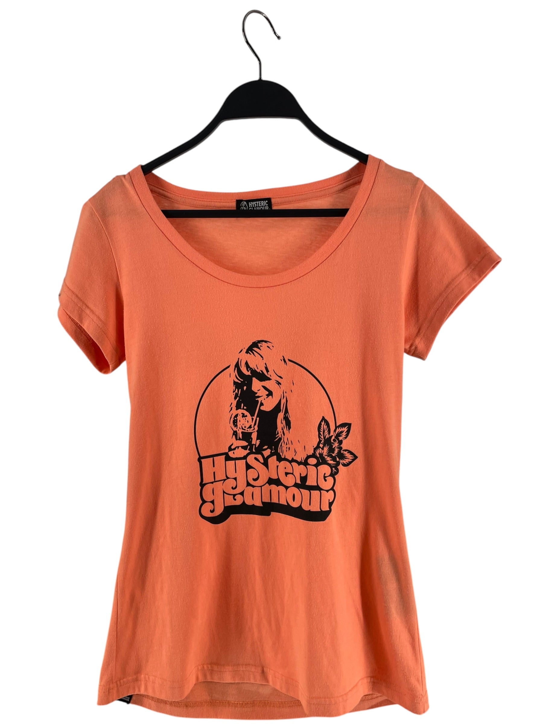 HYSTERIC GLAMOUR/T-Shirt/M/Cotton/ORN/FLORAL GIRL LOGO view 1