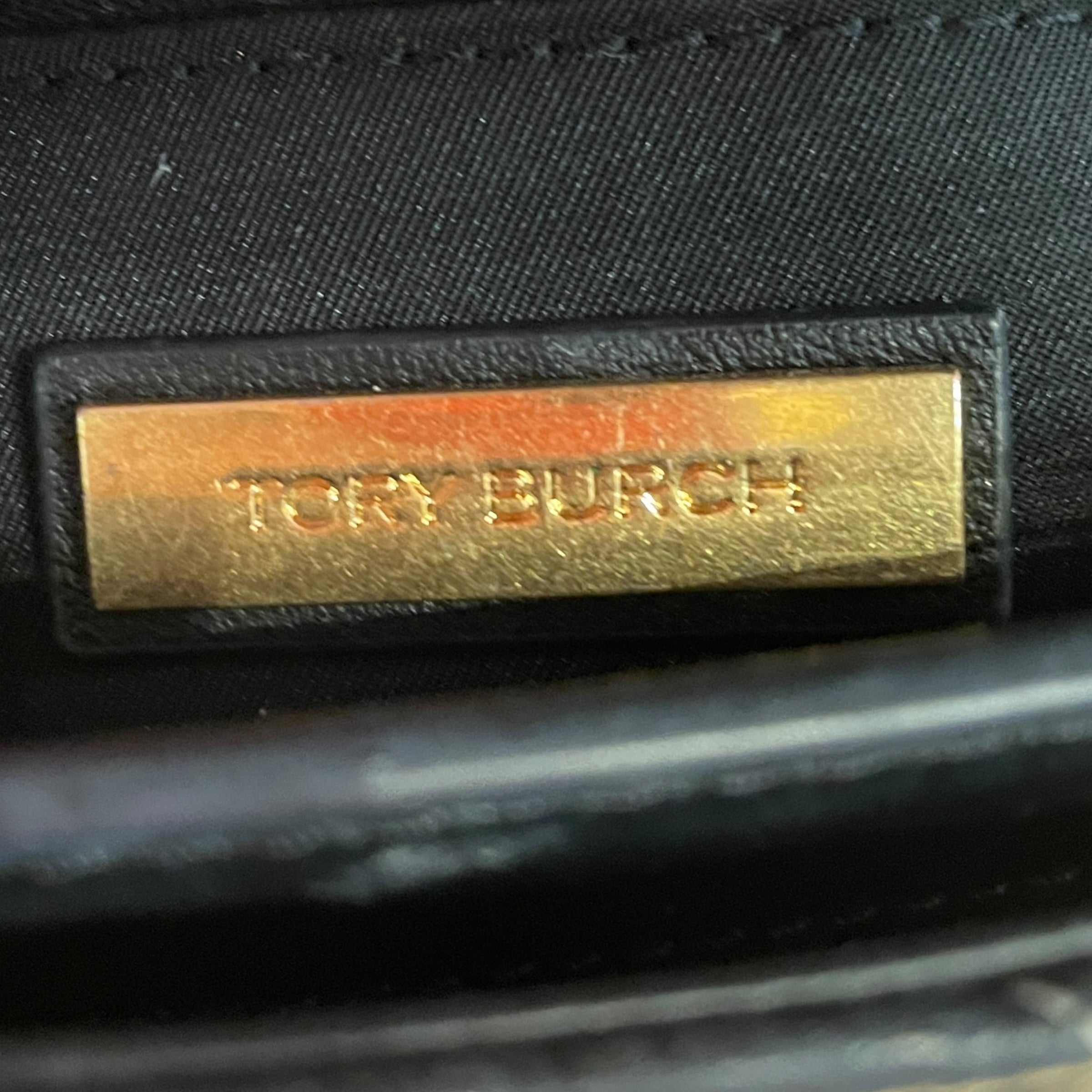 TORY BURCH/Cross Body Bag/Leather/BLK/Quilted Fleming Soft view 5