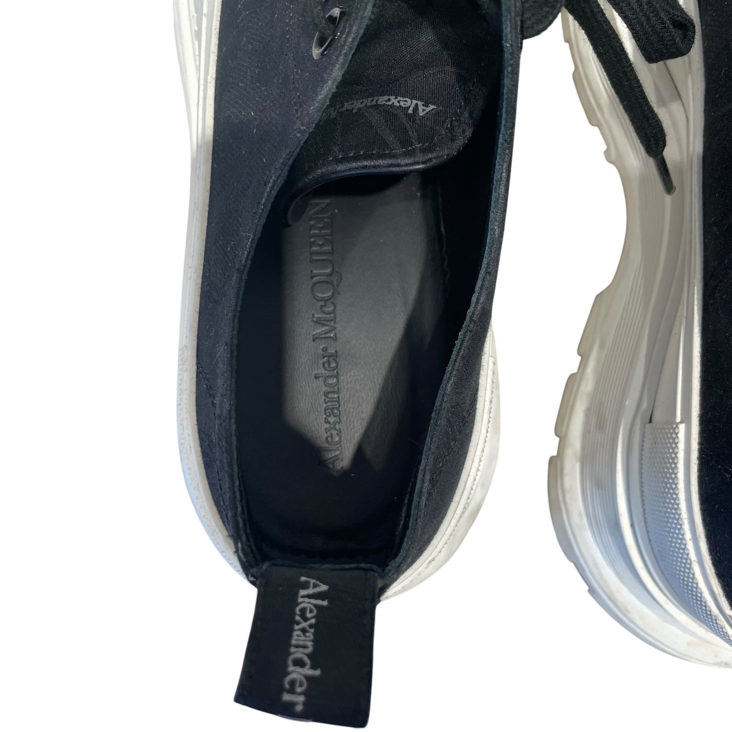 Alexander McQueen/Low-Sneakers/EU 43/Cotton/BLK/ view 4