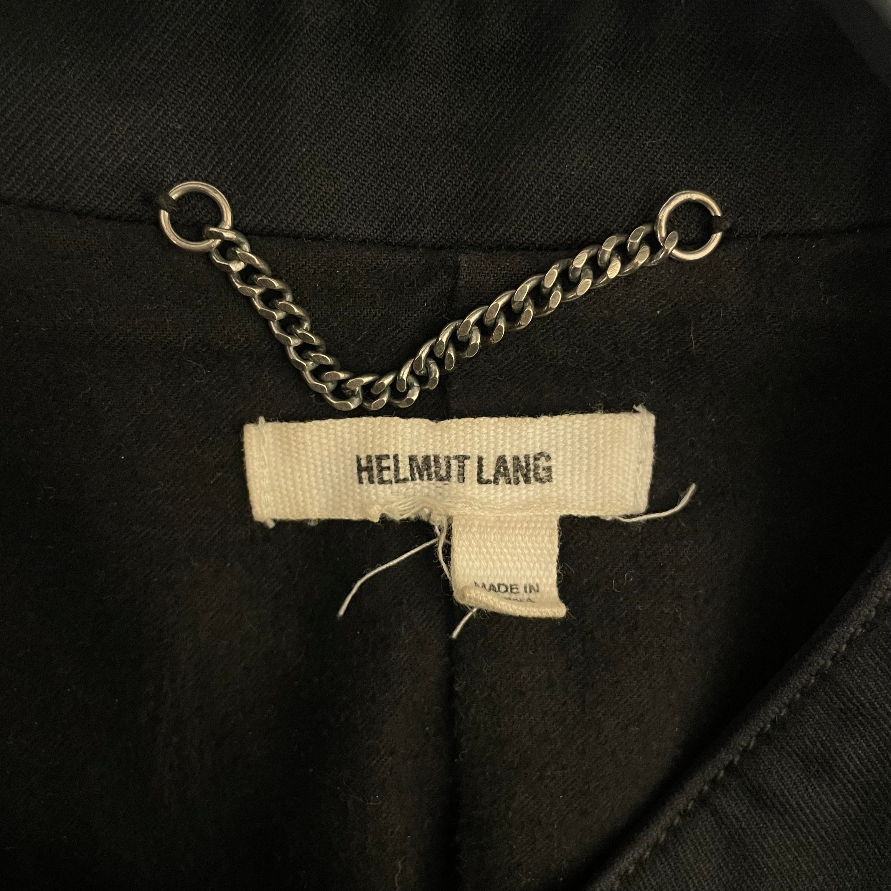 Helmut Lang/Riders Jkt (S)/Cotton/BLK/LAYERED FLAP W ZIPS MR. TAG view 3