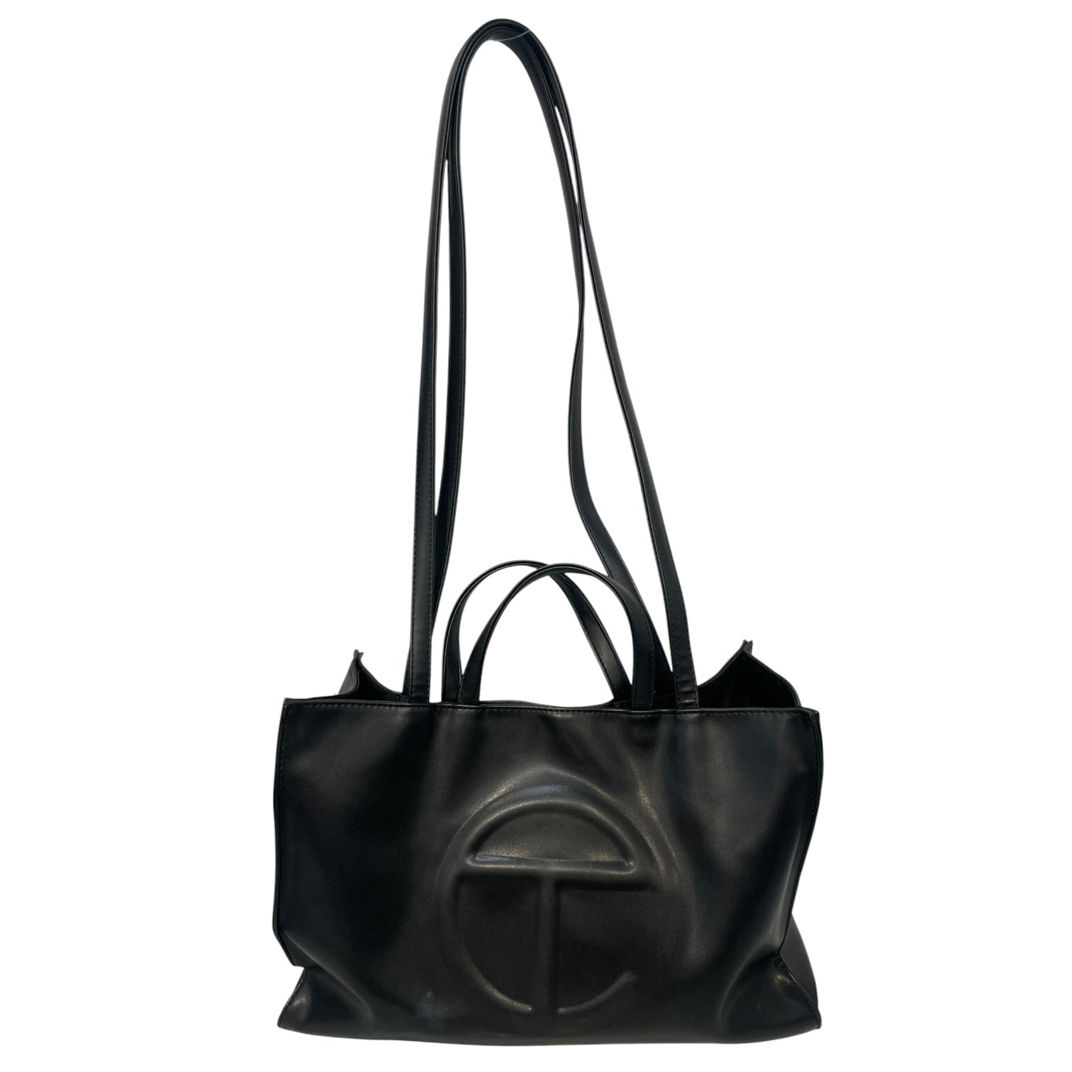 Telfar/Tote Bag/Leather/BLK/Signature Tote view 1